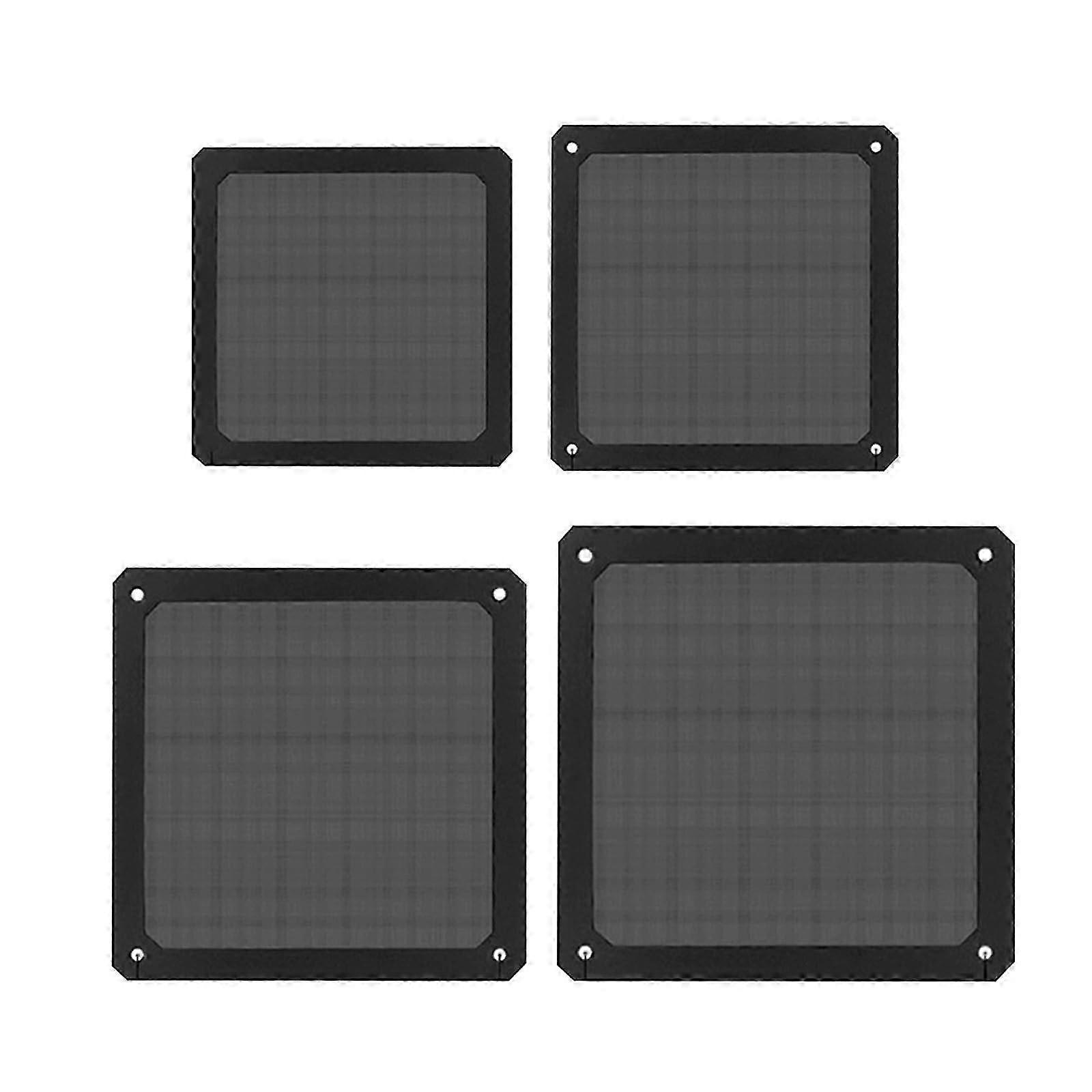 1 Pcs 8-14cm PC Computer Case Cooling Fan Magnetic Dust Filter Dust Mesh Cover (Color : 12cm Black) 2025