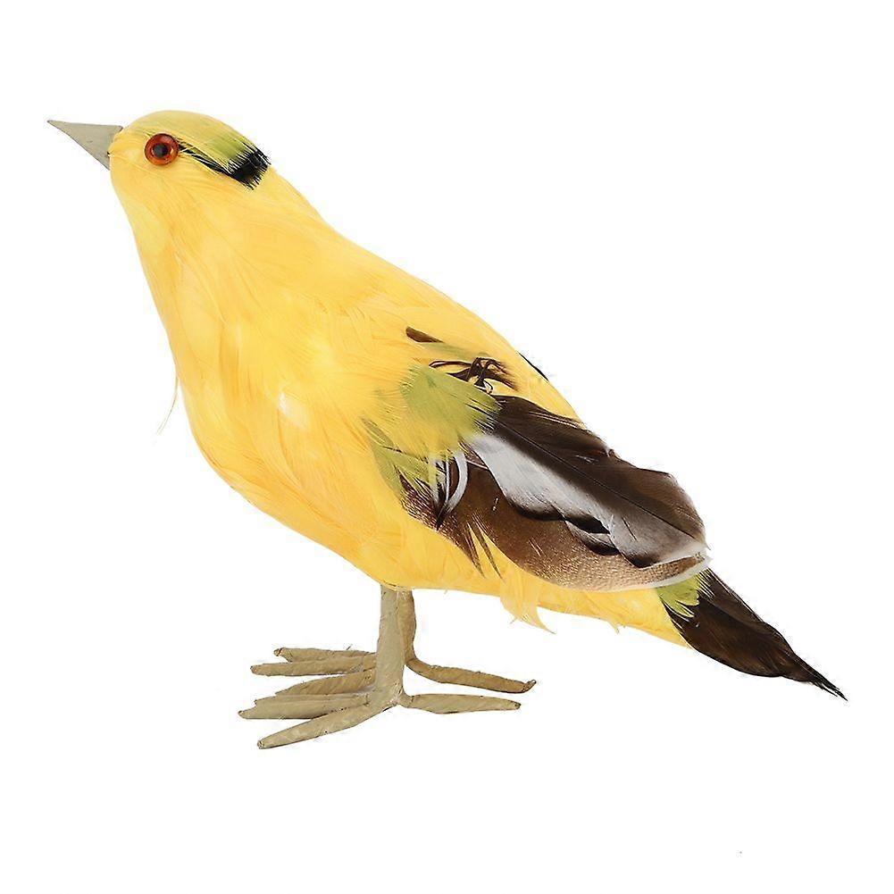 Garden Artificial Feathered Animal Ornament Simulation Oriole Bird Model Art Outdoor Decor