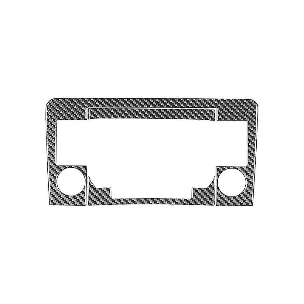 Center Console Radio Navigation Frame Cover Trim for M Class W164 2006-2011 Carbon Fiber Accessories