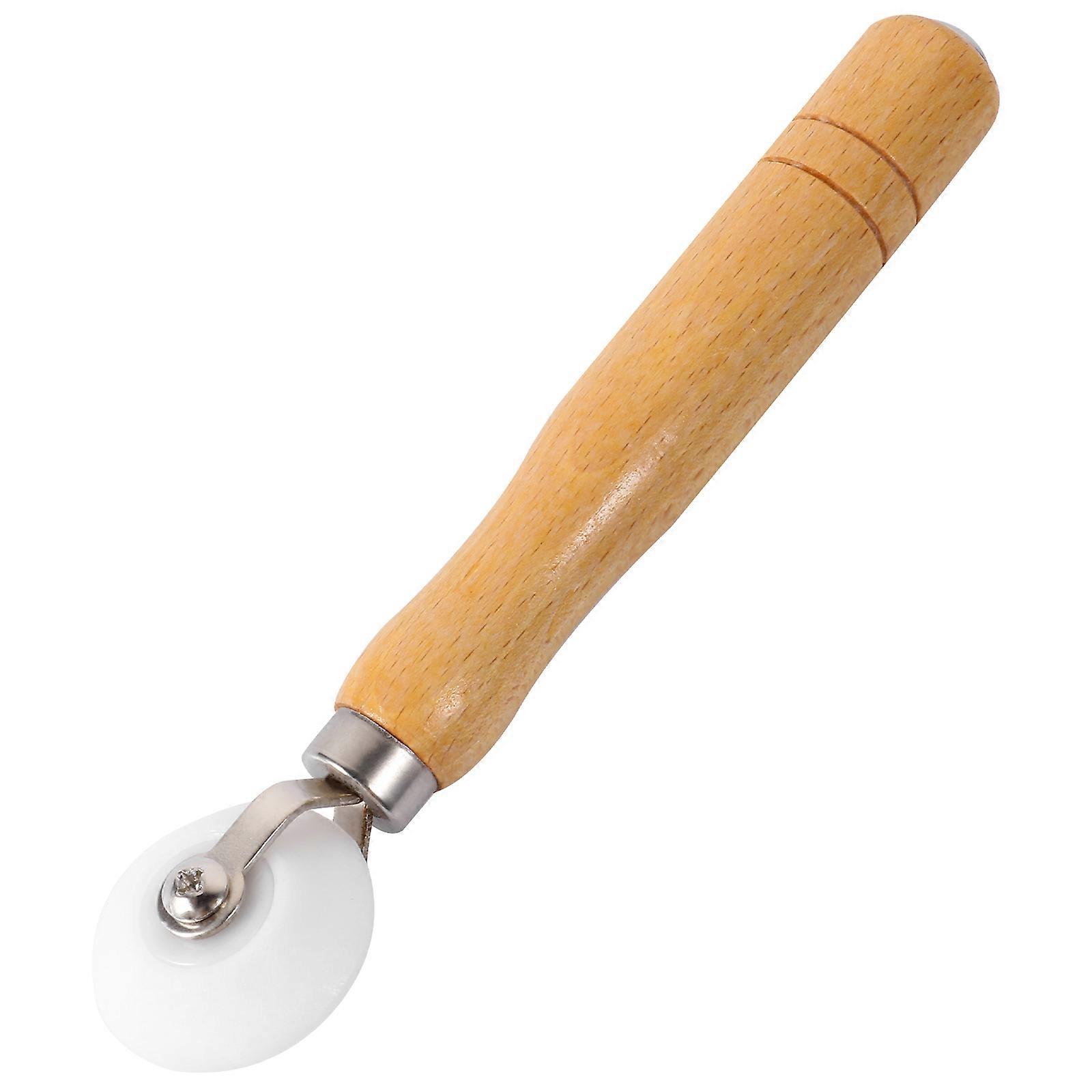 Wooden Handle Seam Roller Wheel Construction Tool for Wall 2Pcs Effective Adhesion