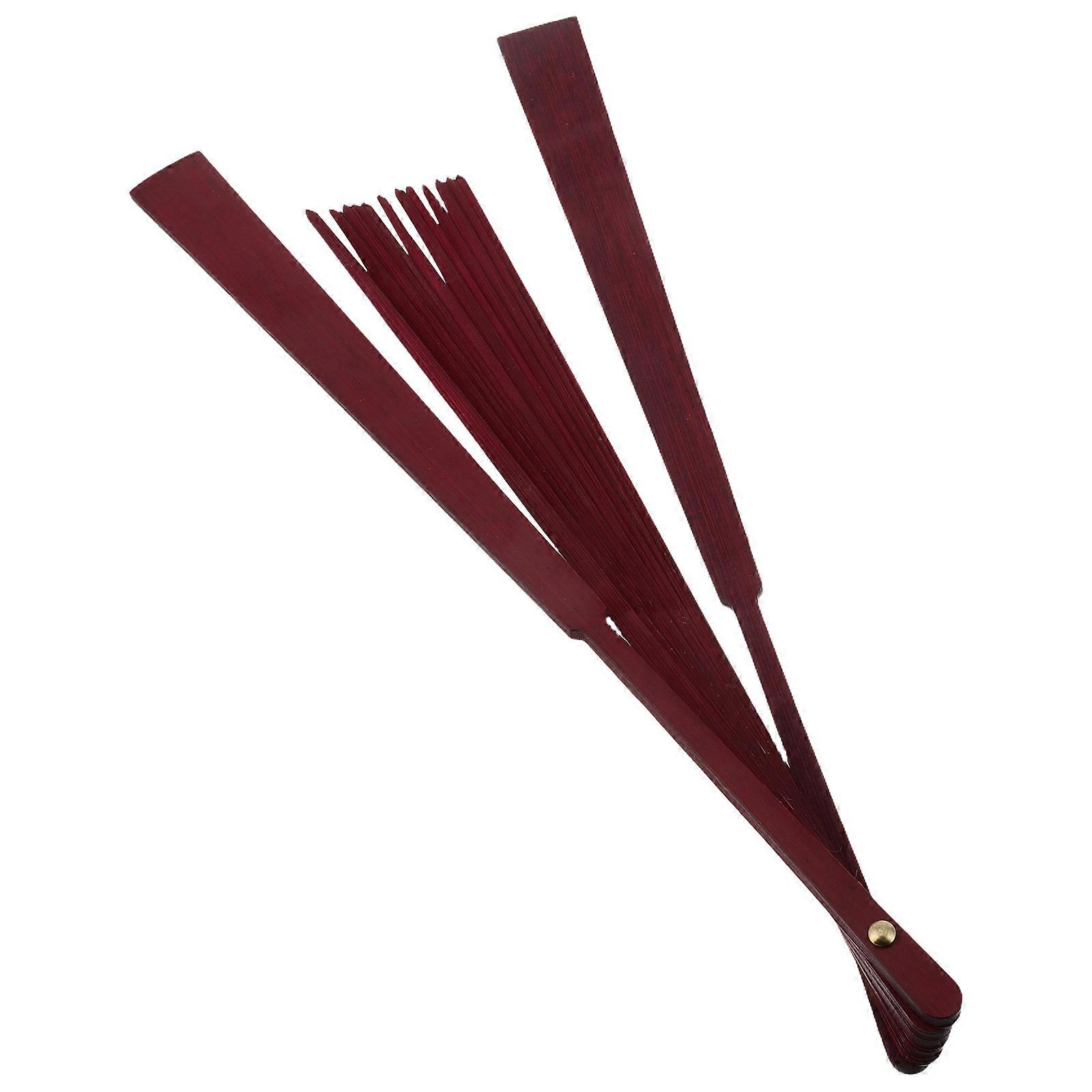 Handheld Folding Fans Wood Fan Frame for DIY 5Pcs Foldable Fan Ribs Set