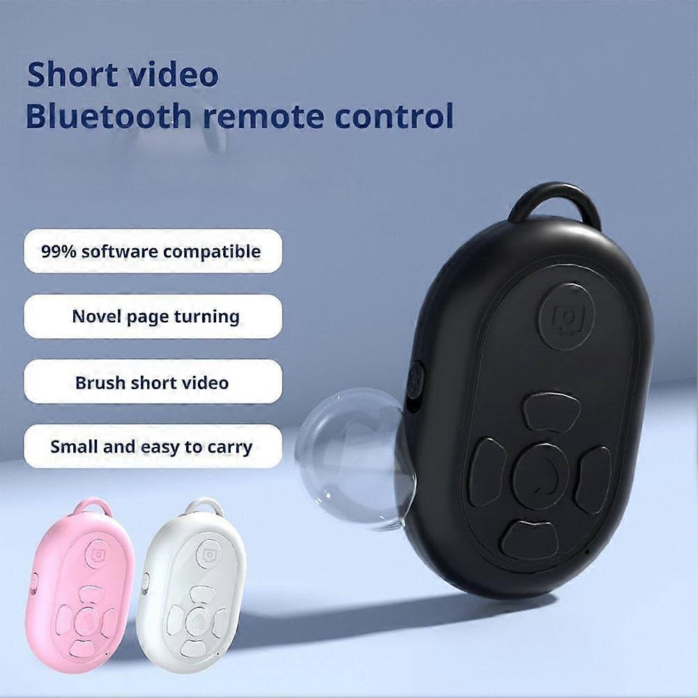 Mobile Phone Remote Selfie Button TypeC Video Wireless Q9l4 Rechargeable 1pc Pink