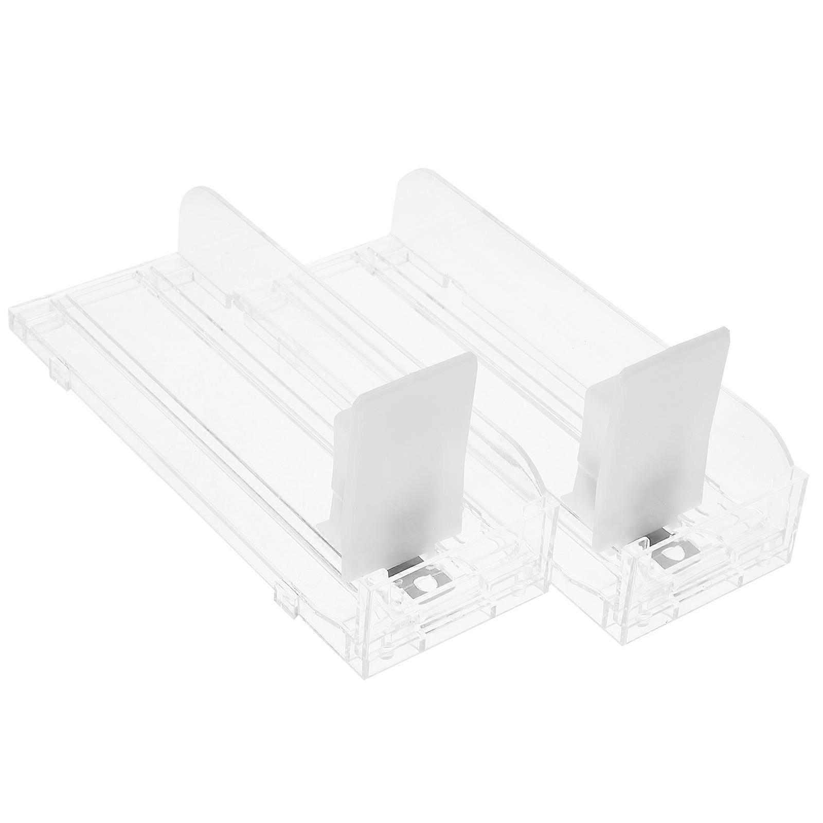 Automatic Transparent Auto-Push Showcase for Storage 2Pcs