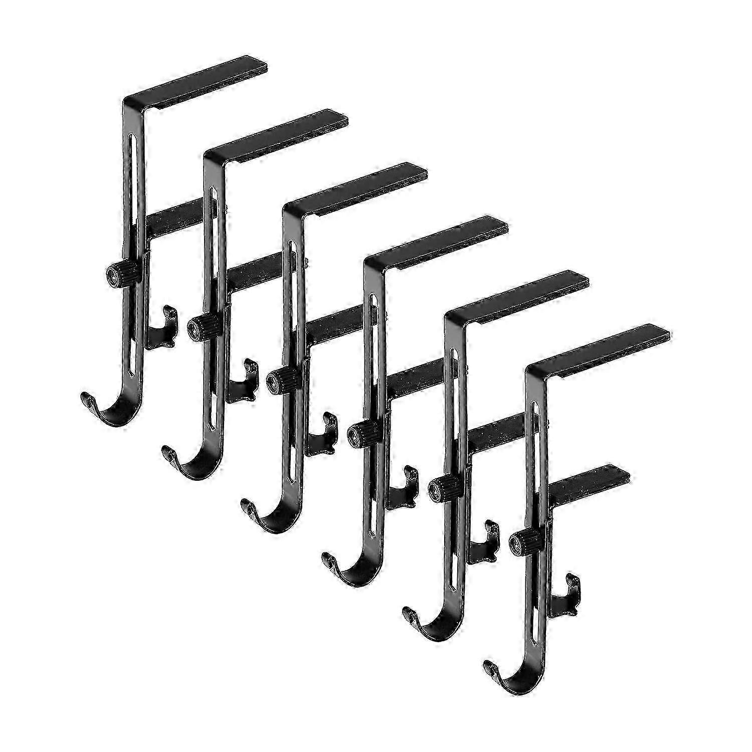 6 Pcs Christmas Stocking Holders for - Adjustable Fireplace Stocking Hangers- Christmas Stocking Ga Edition 0820