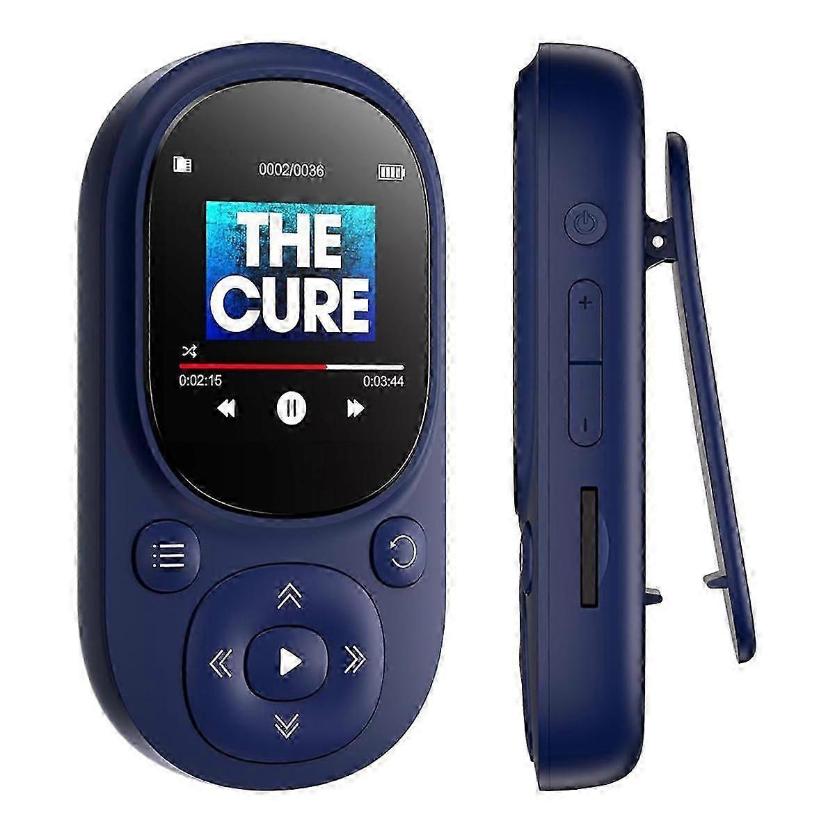 32GB Clip MP3 Player Portable Music Player Bluetooth Mp3 Mp4 Player with FM Radio Recording Pedomet