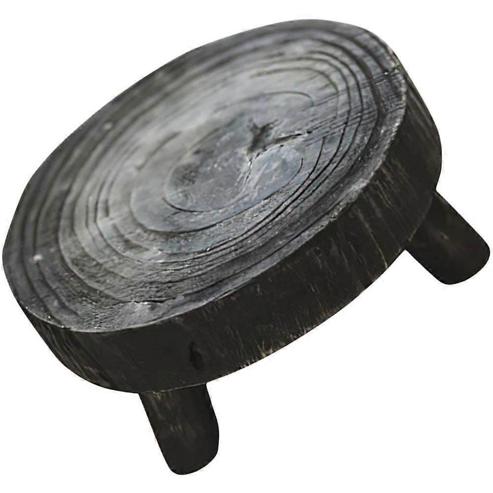 Wood Riser Round Plant Stand for Indoor Display 3Pcs Set