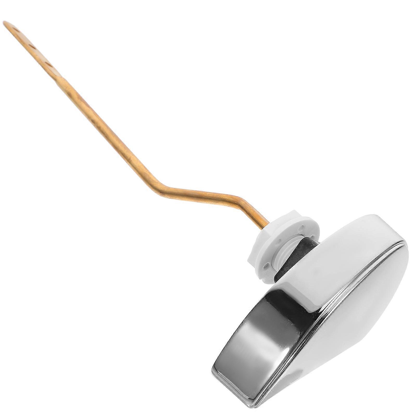 Toilet Flush Handle Replacement for Bathroom 3Pcs Zinc Alloy Front Mount Lever