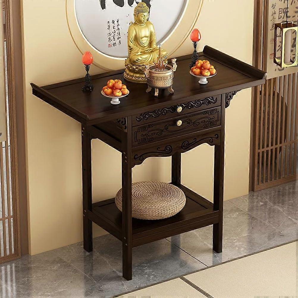 Standing Altar Table With Drawer, Shrine Altar, Chinese Cabinet, 100x40x100 Cm