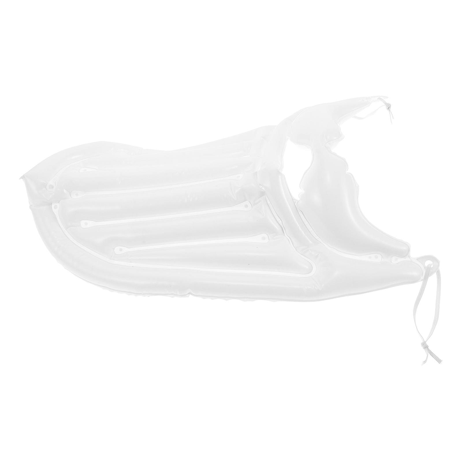 Inflatable Costume Prop Featuring A Realistic Long Beard Shape for Christmas and Halloween Celebrations Crafted from Soft Plastic in 1Pack