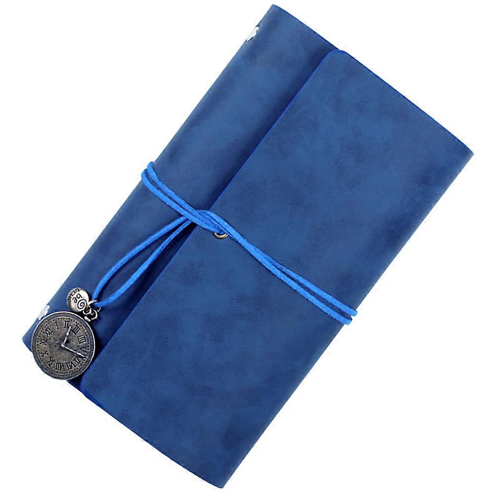 Loose Leaf Journal Notepad for Taking Notes 5Pcs Refillable Diary Blue