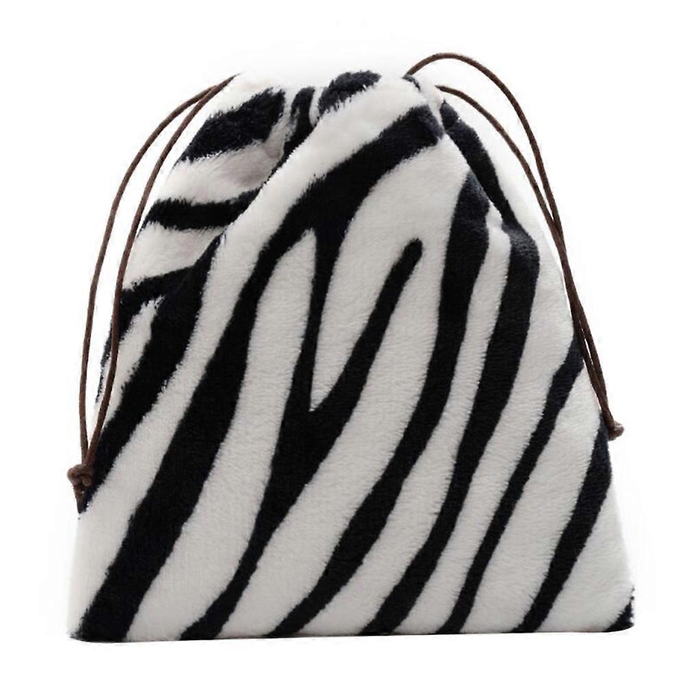 Crossbody Bag Zebra Shoulder Bag for Storage Use 2Pcs White Style