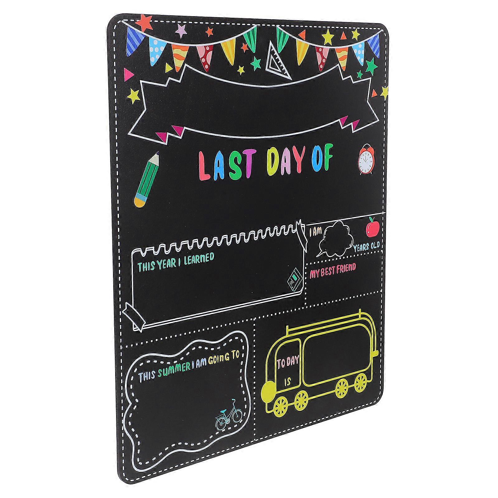 Black Board Double-Sided Blackboard for Teachers Day 5Pcs Set