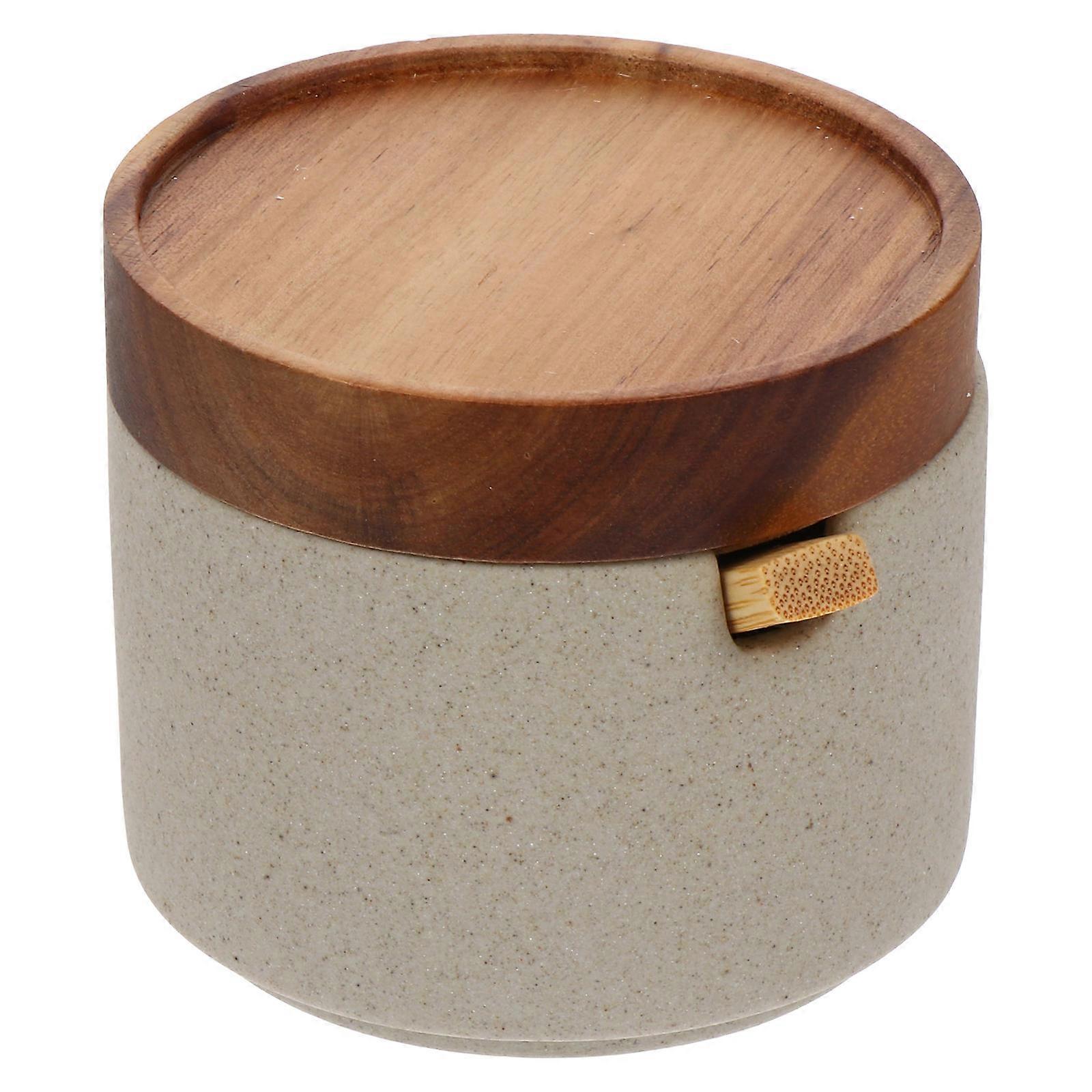 Simple Seasoning Jar Condiment Canister for Storage Use 2Pcs Household Kitchenware