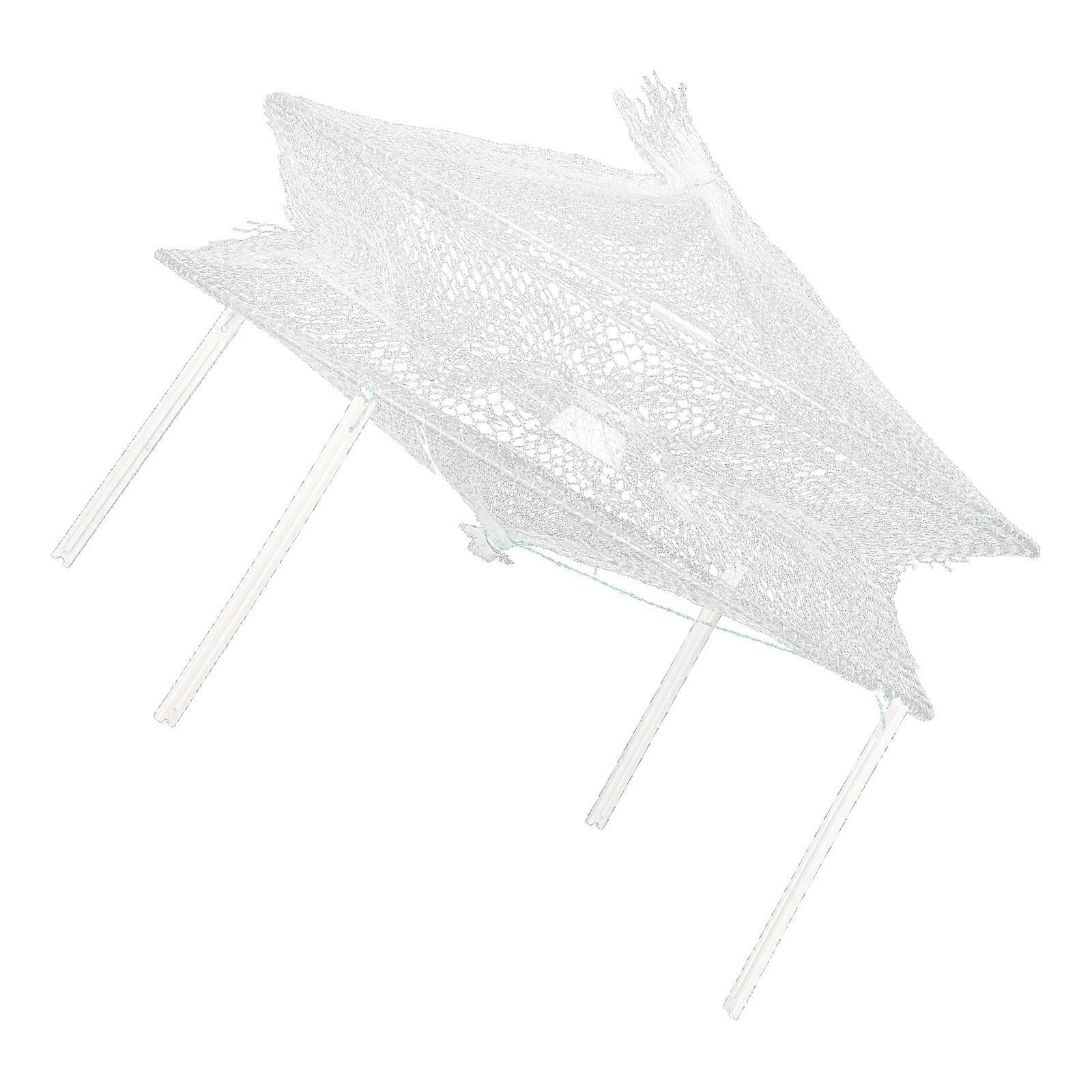 3Pcs Wear-resistant Portable Shrimp Fishing Trap Net Round Design For Fishing Crabs And Lobsters Suitable For Outdoor Adventures