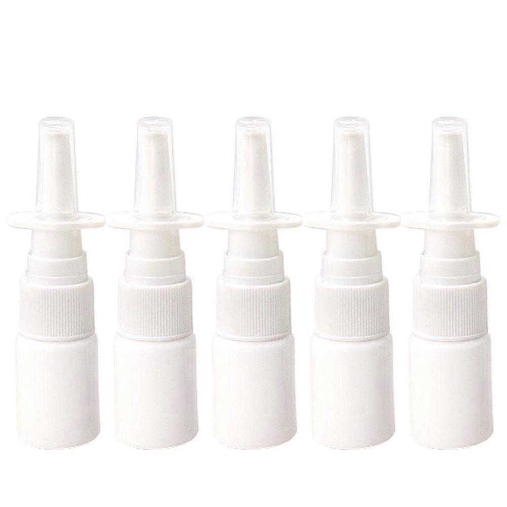 10Pcs 10Ml Spray Refillable Plastic Mist Nose Nasal Sprayer