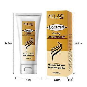 Collageen haarmasker 100ml haarverzorging voedende zachte hoofdhuid voedende conditioner