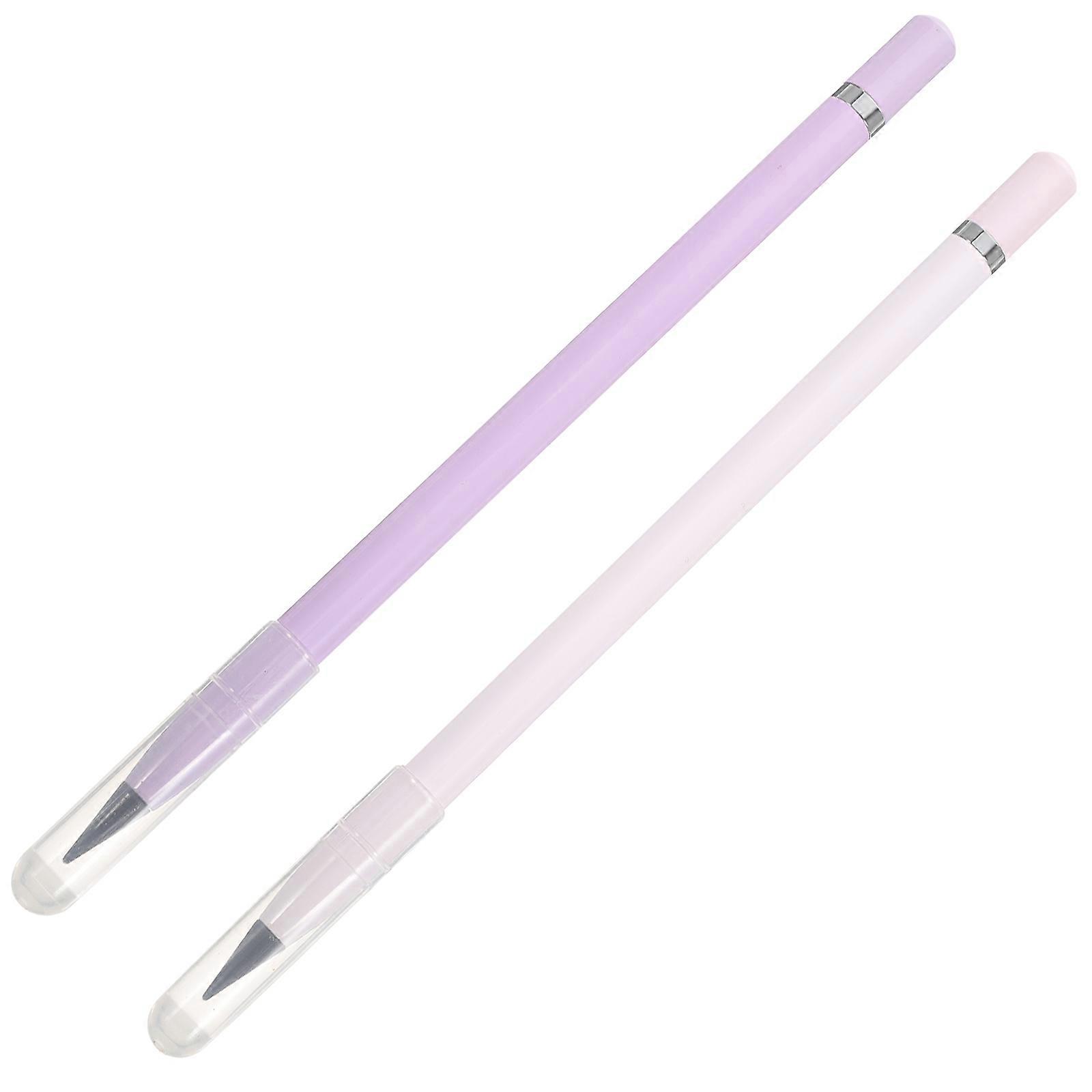 Forever Pencil Inkless Erasable Writing Drawing Drafting 2Pcs Assorted Color Ergonomic Design