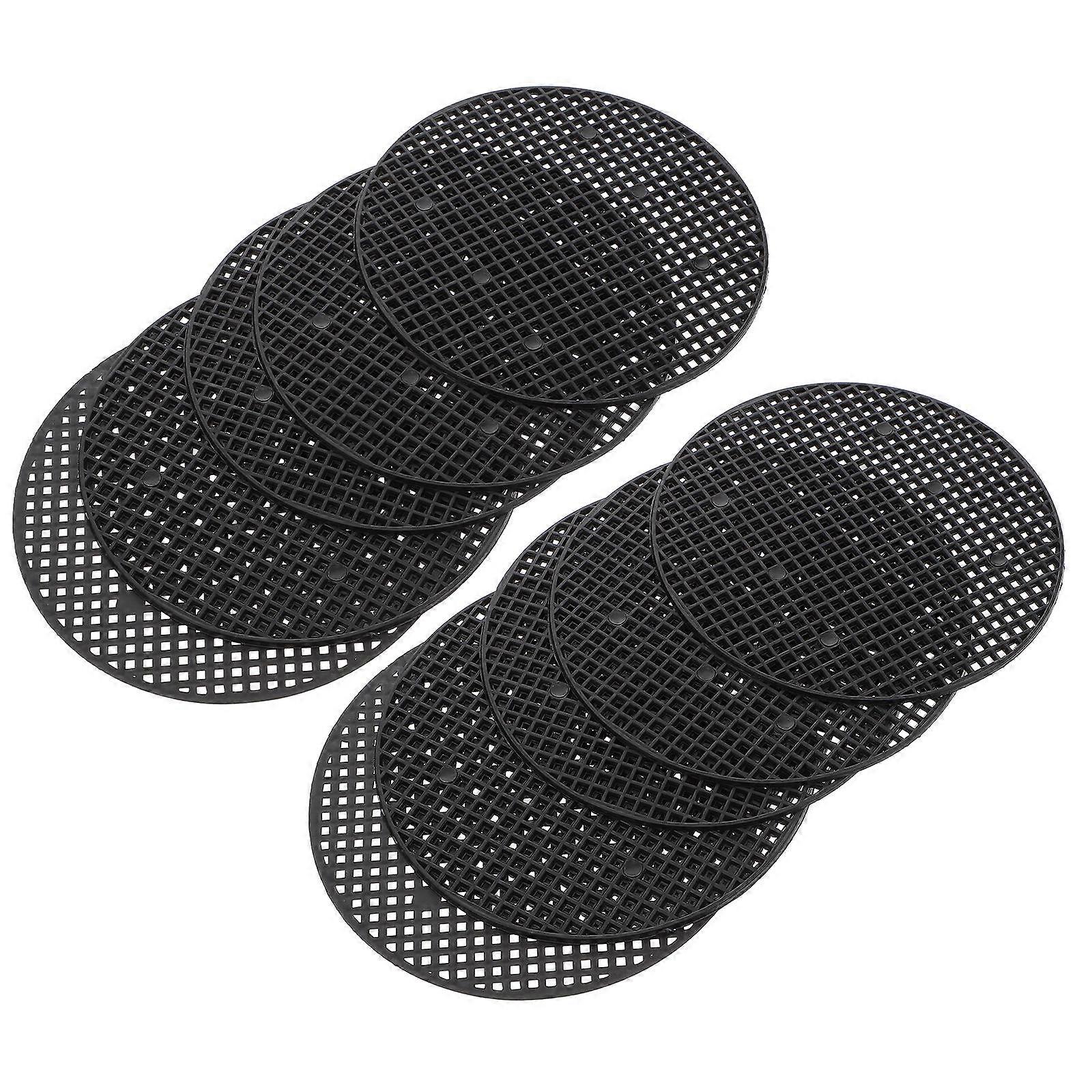 Plant Pot Bottom Net for Drainage Improvement with 10Pcs Mesh Pads
