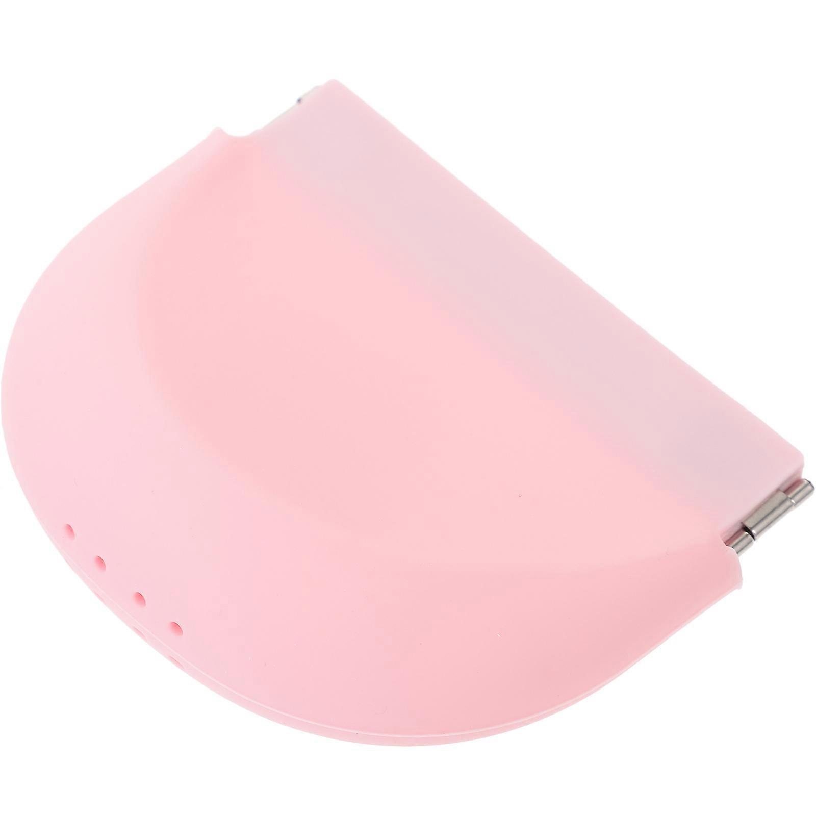 Travel Friendly 2Pcs Silicone Retainer Case Designed For Daily Use By Denture Wearers In Compact Size Ideal For Camping Or Business Trips