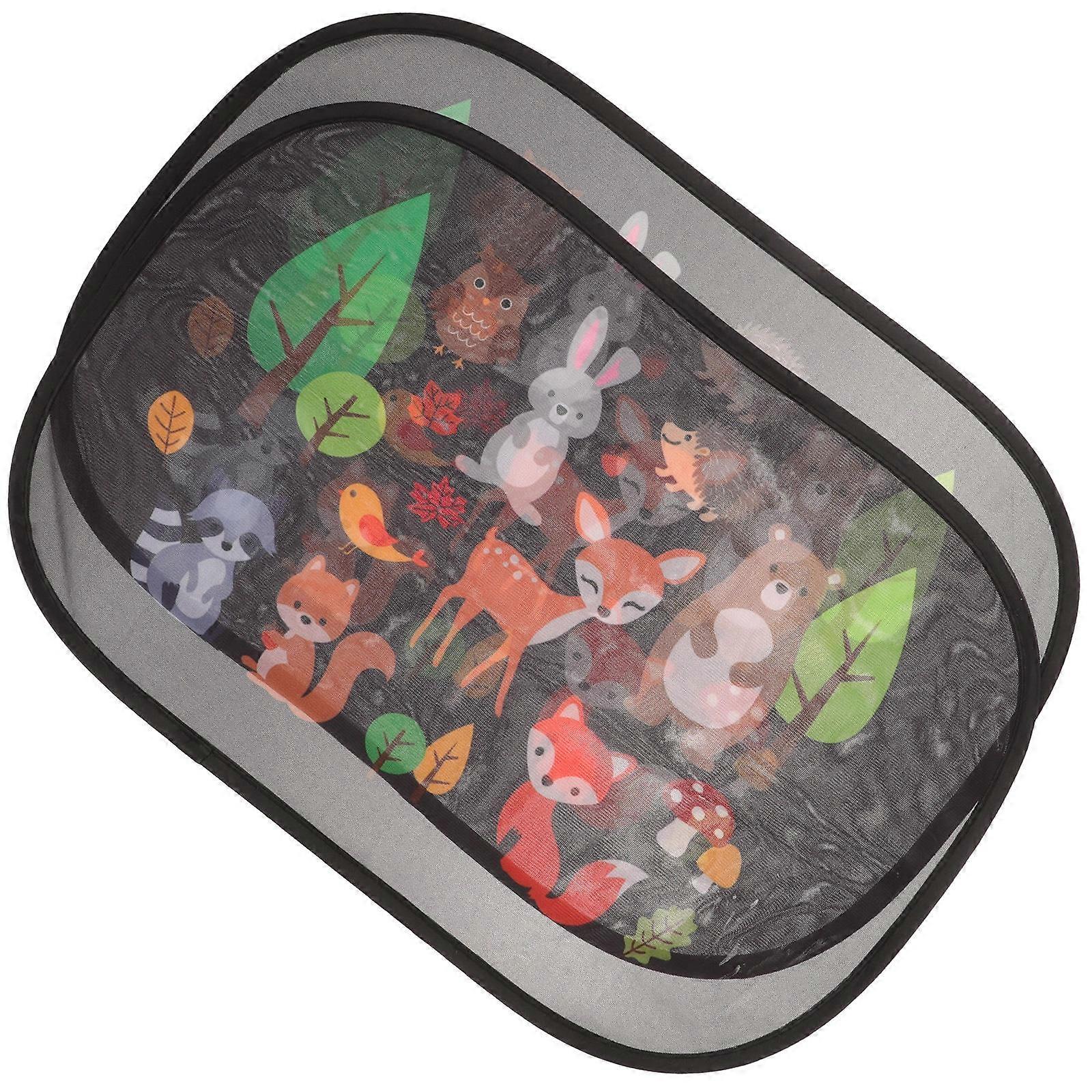 Car Shade for Side Windows PVC Static Cling Car Sunshades 2Pcs Set