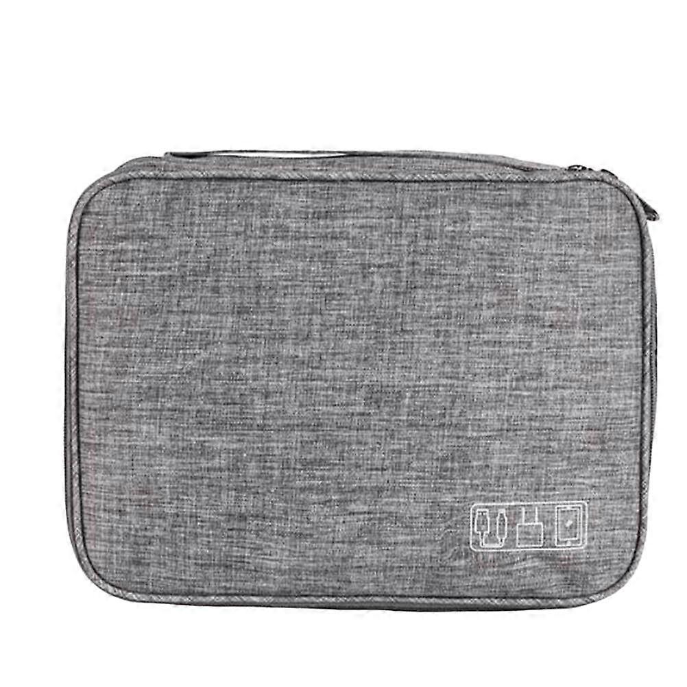 Digital Carrying Pouch Large Capacity for Tool 2Pcs USB Cable Earphone Storage Bag