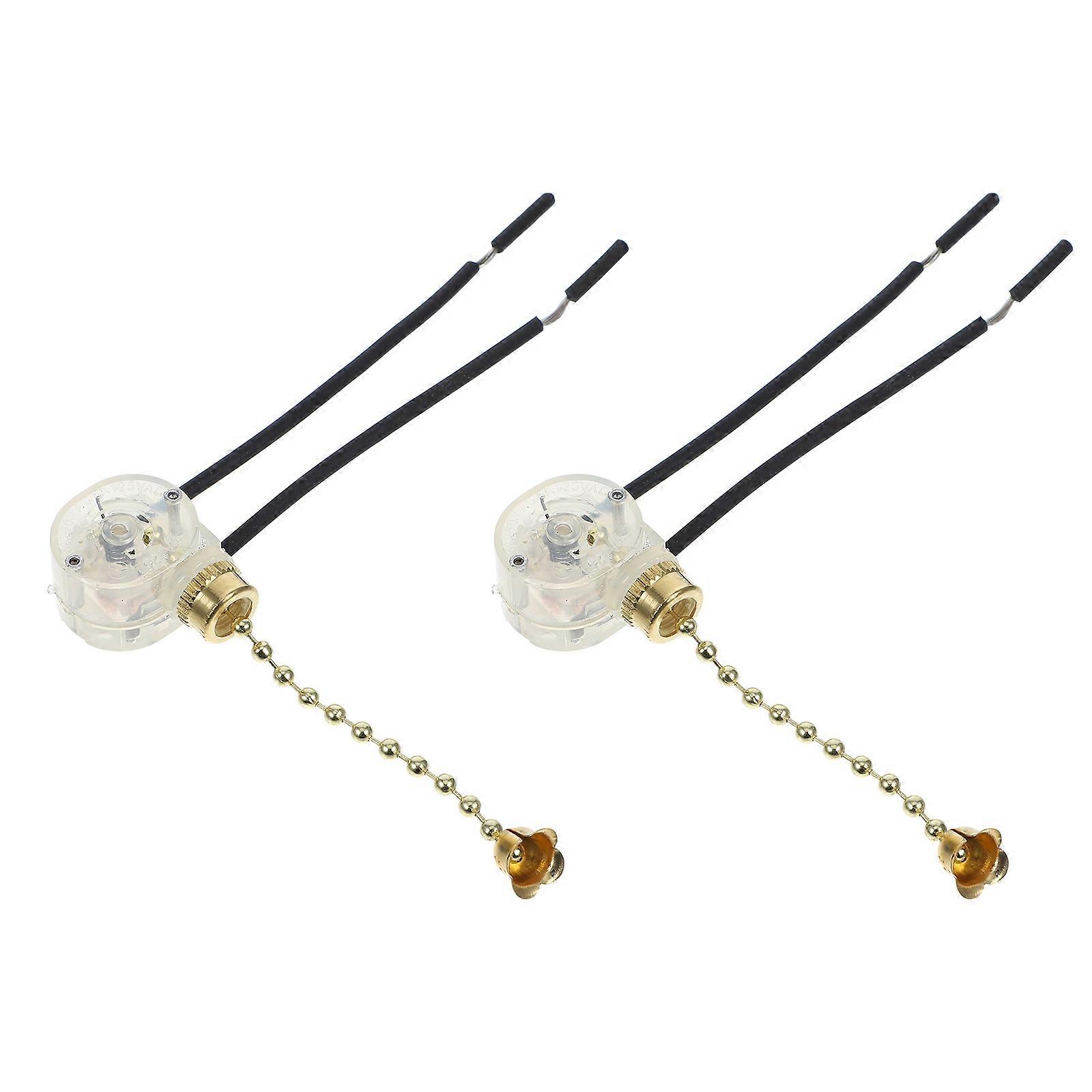 Pull Chain Light Fixture Switch Light Pull Switch Replacement 10Pcs