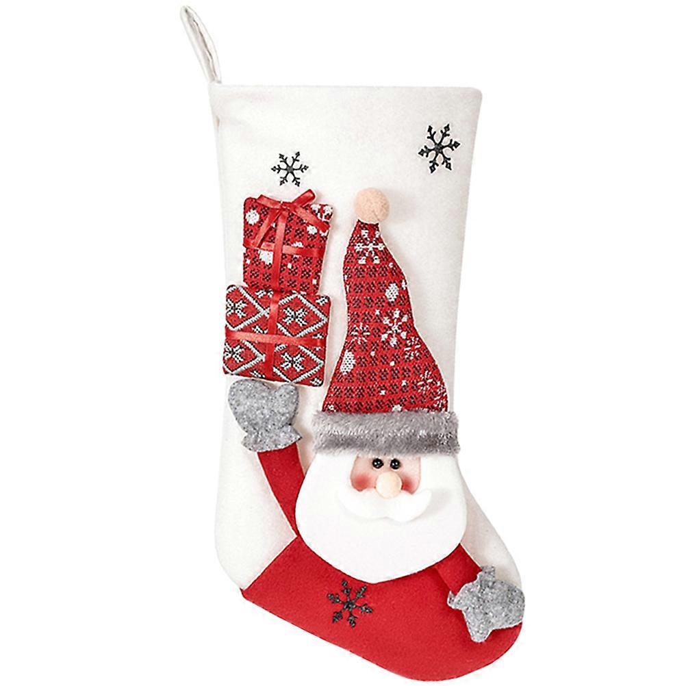Xmas Stocking Decorative Christmas Sock Hanging Ornaments for Holiday