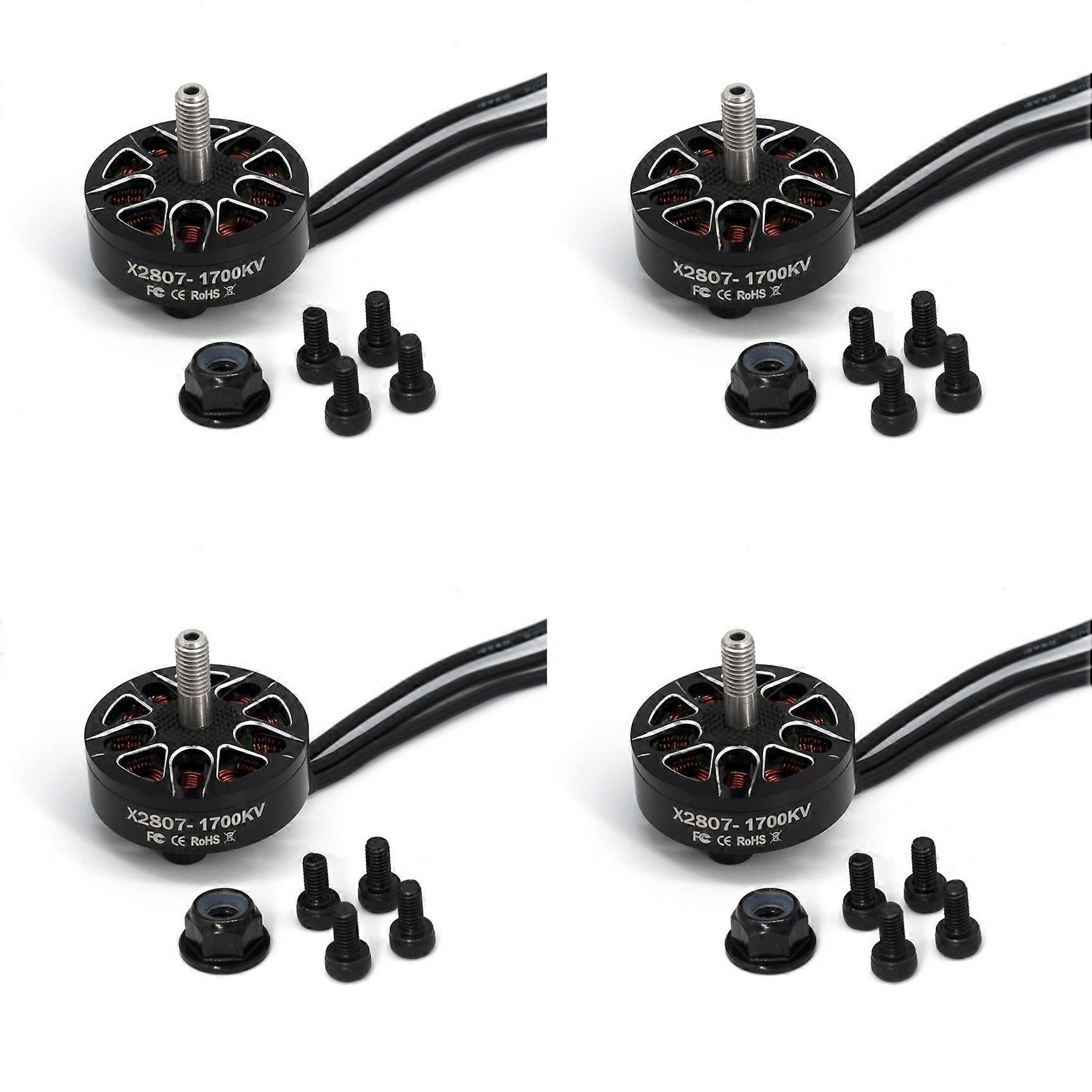4X Parts X2807 2807 1700KV Brushless Motor for Mark4 FPV Freestyle 7inch Long Range LR7 Drones DIY