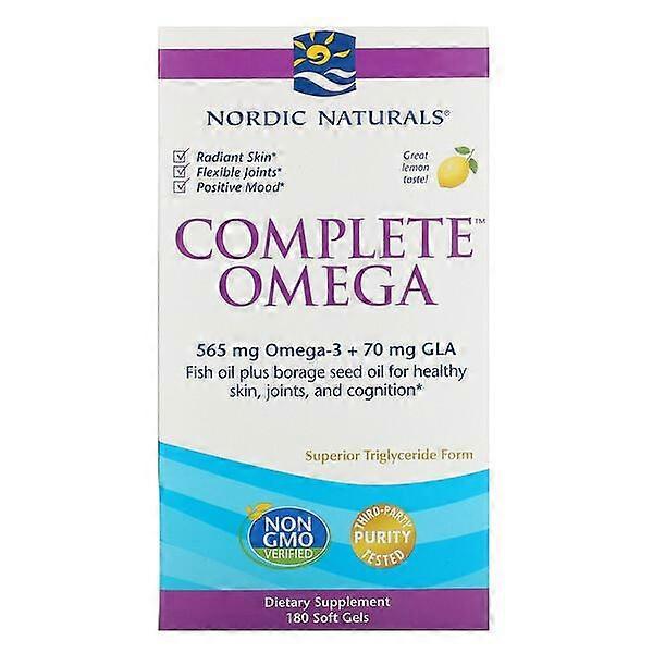 Nordic Naturals, Complete Omega, Lemon, 180 Soft Gels