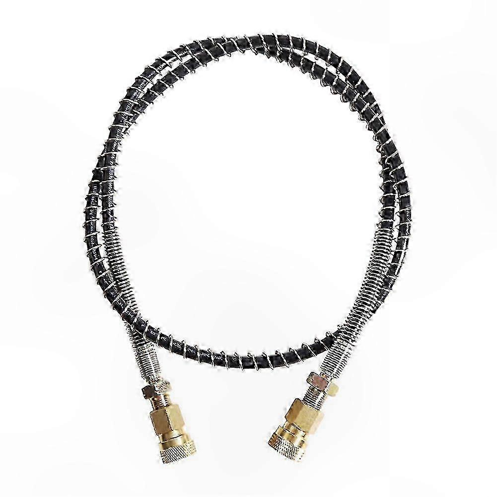 Durable 100cm High-Pressure Air Refill Hose with Spring Guard for PCP Pneumatic Systems