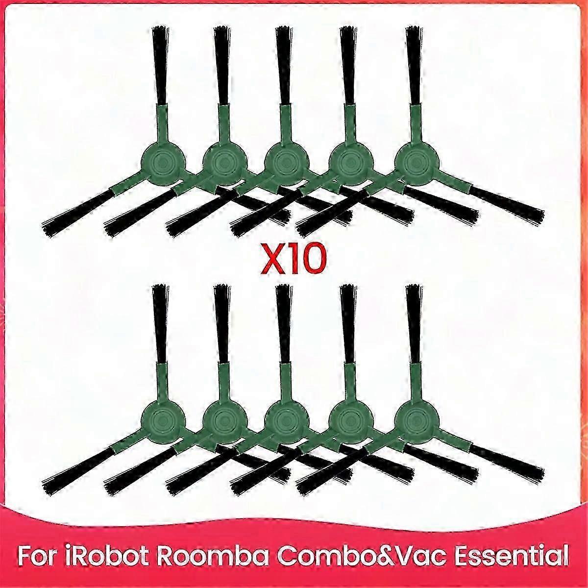 Roomba robotic vacuum side brushes 10 pack for Combo and Vac Essential Series