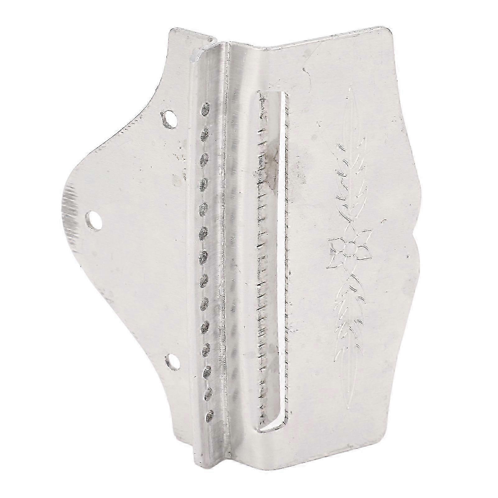 Professional 14-String Metal Mandolin Tailpiece Replacement Silver