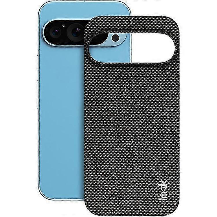 25-26 IMAK Ruiyi Series Compatible For Google Pixel 9 Pro XL Case Classic Fabric Texture Leather +PC Phone Cover
