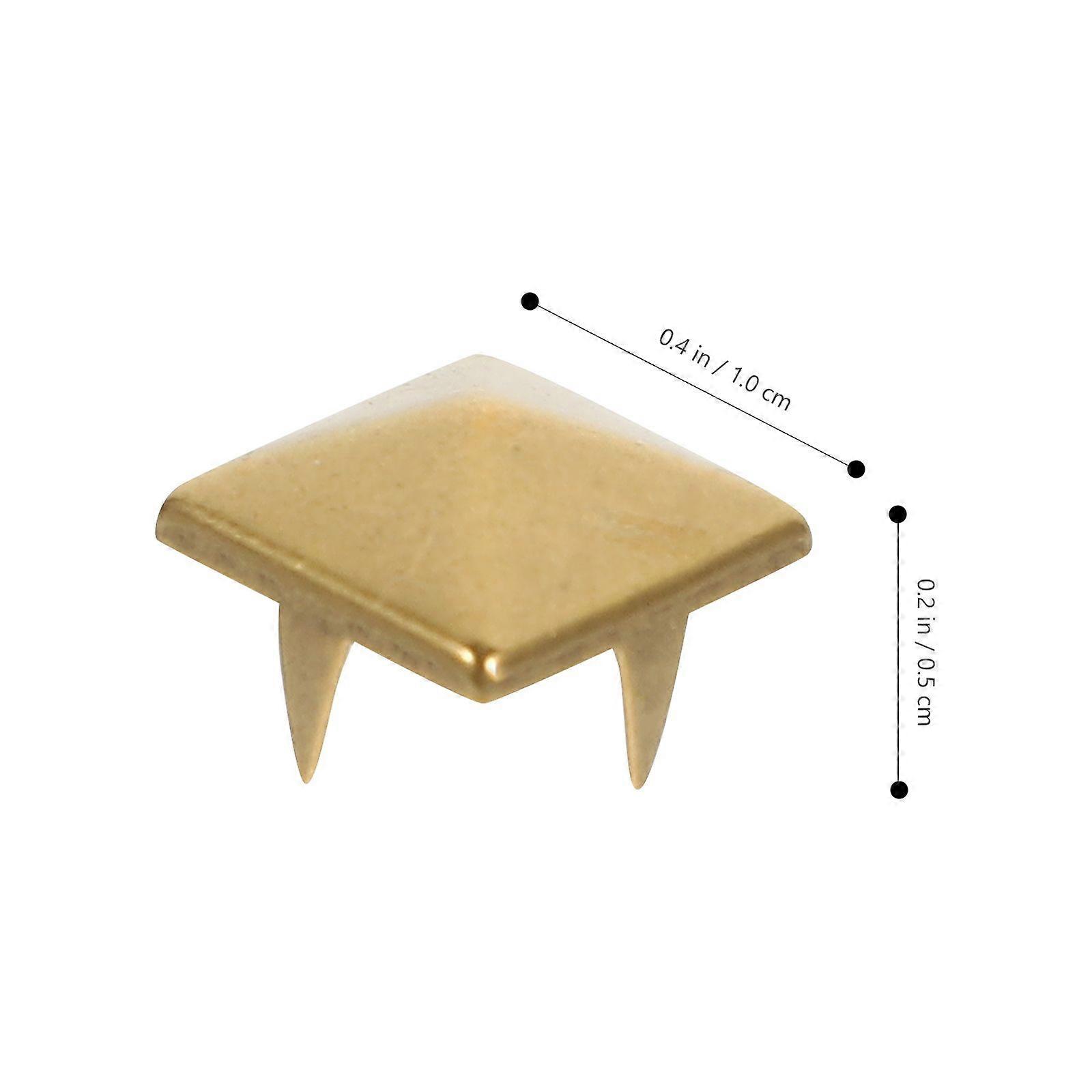 80Pcs Decorative Pyramid Studs Multi-function Bag Rivets Delicate Clothing Studs