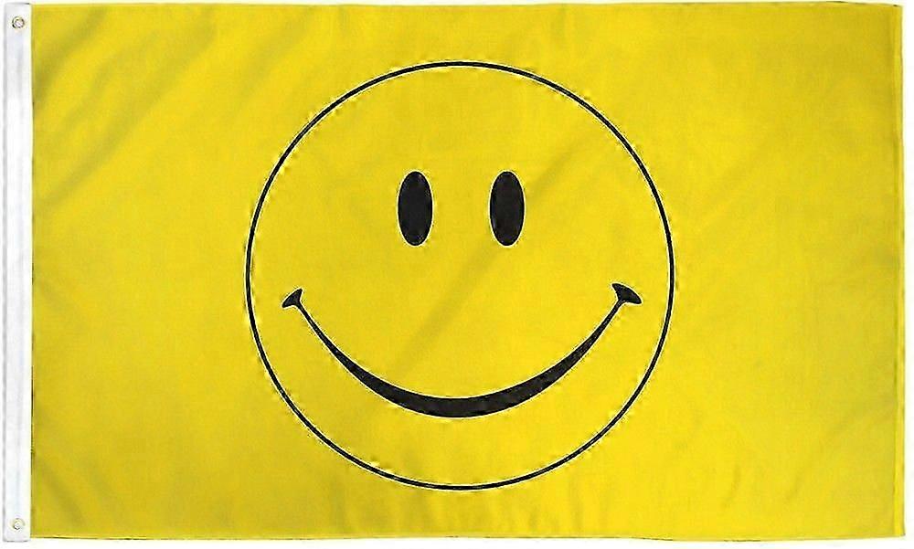 Happy Face Flag Smiley Face House Flag Smile Flag Style B 016