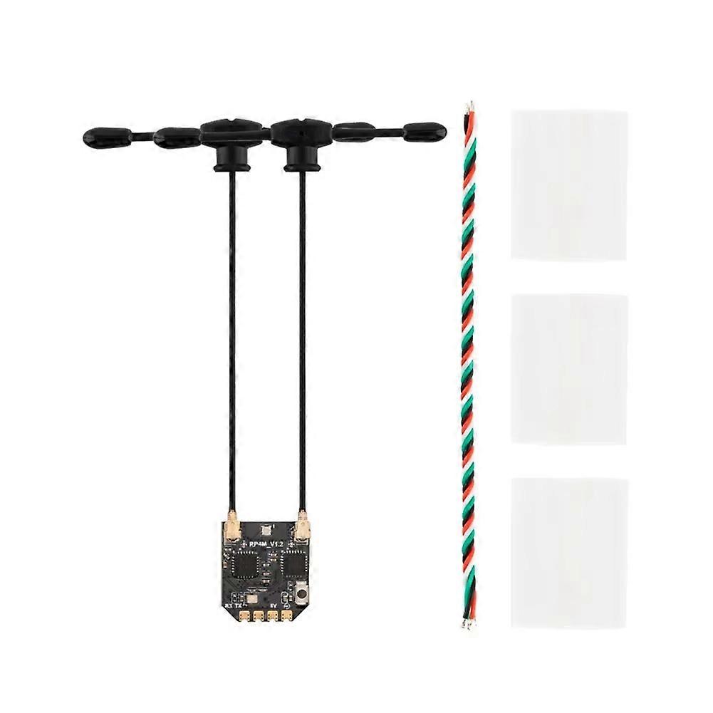 RP4TD-M ExpressLRS 2.4GHz Receiver 2.4G ELRS RX Mini True Diversity Receiver Built in TCXO for FPV Long Range RC Drone