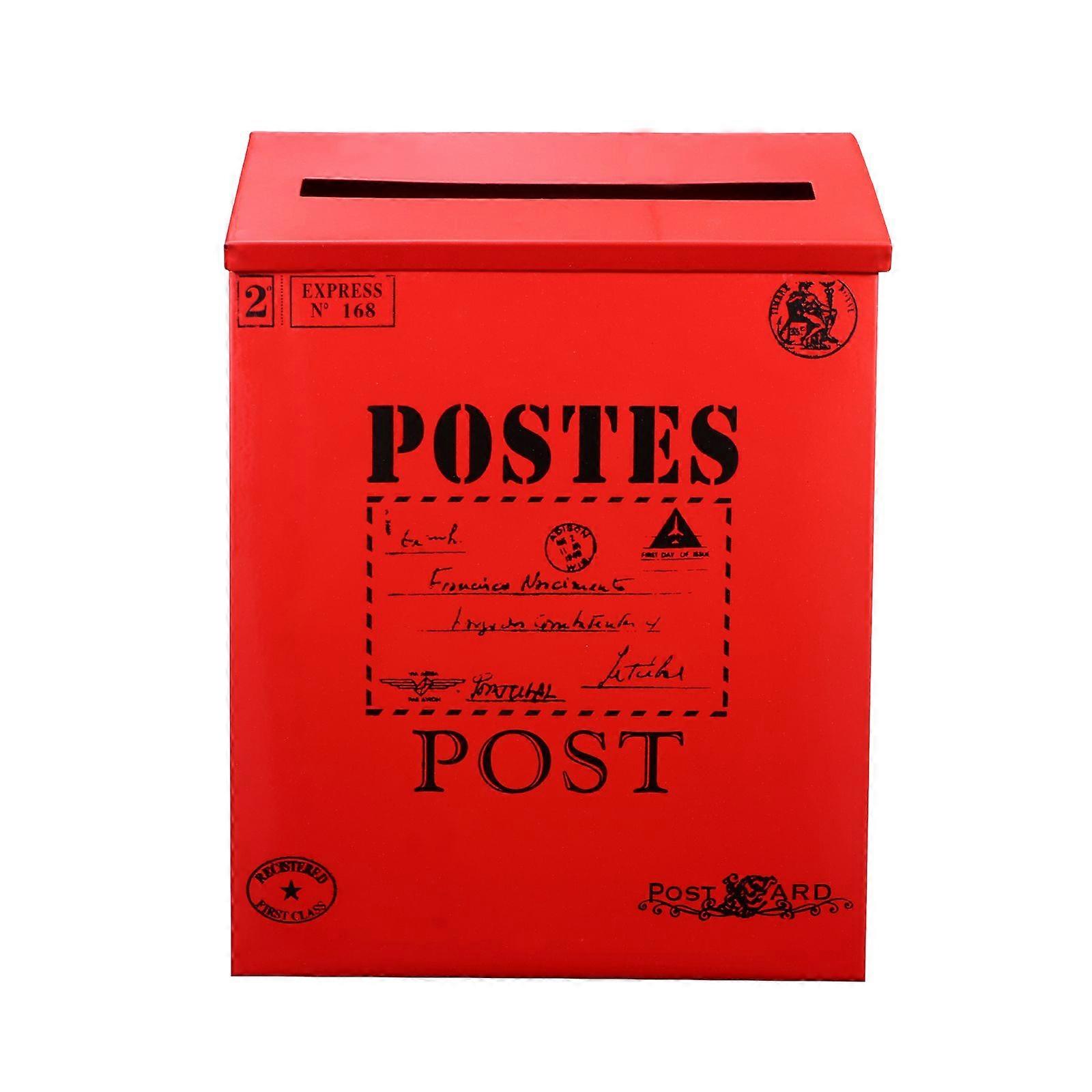 1pc Multifunctional Letter Box Durable Post Box Decor Photo Props for Decoration