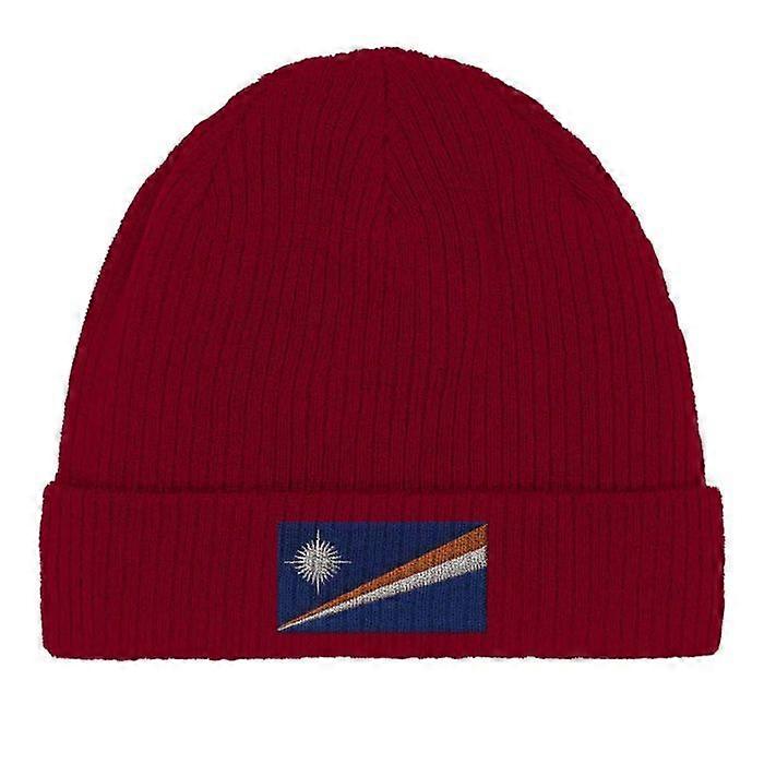 Marshall Islands Flag Cap in Red