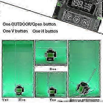 Multifunctional Lithium Battery Lev 4d 16 Lines Laser Level 3 Self-leveling Machine Usb Rechargeable