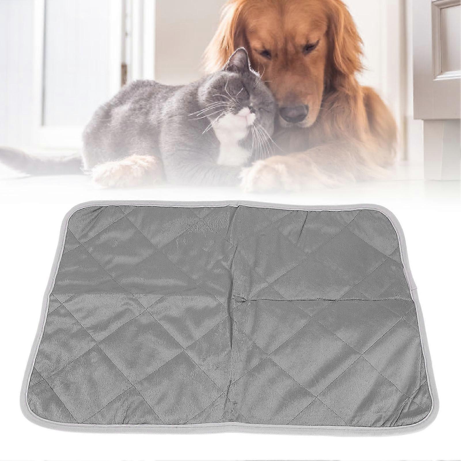 Pet Heating Pad Self Heating Warm Thermal Cat Mat Water Resistant Comfortable Heater Blanket for Dog Crates 