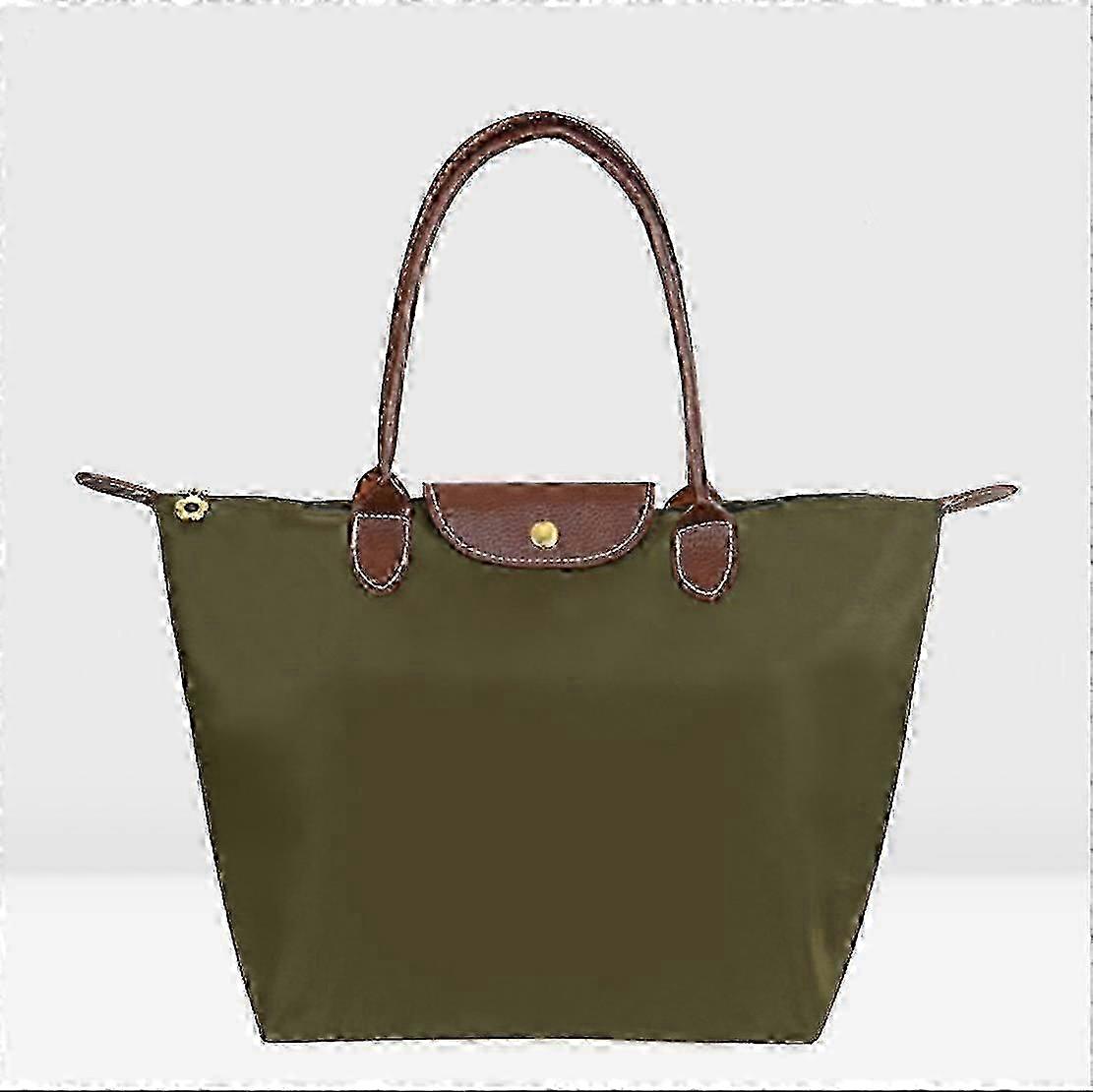 الكلاسيكية الصلبة اللون سيدة أكسفورد القماش حقيبة تسوق النايلون الكتف حقيبة يد قابلة للطي حقيبة تخزين المرأة للماء