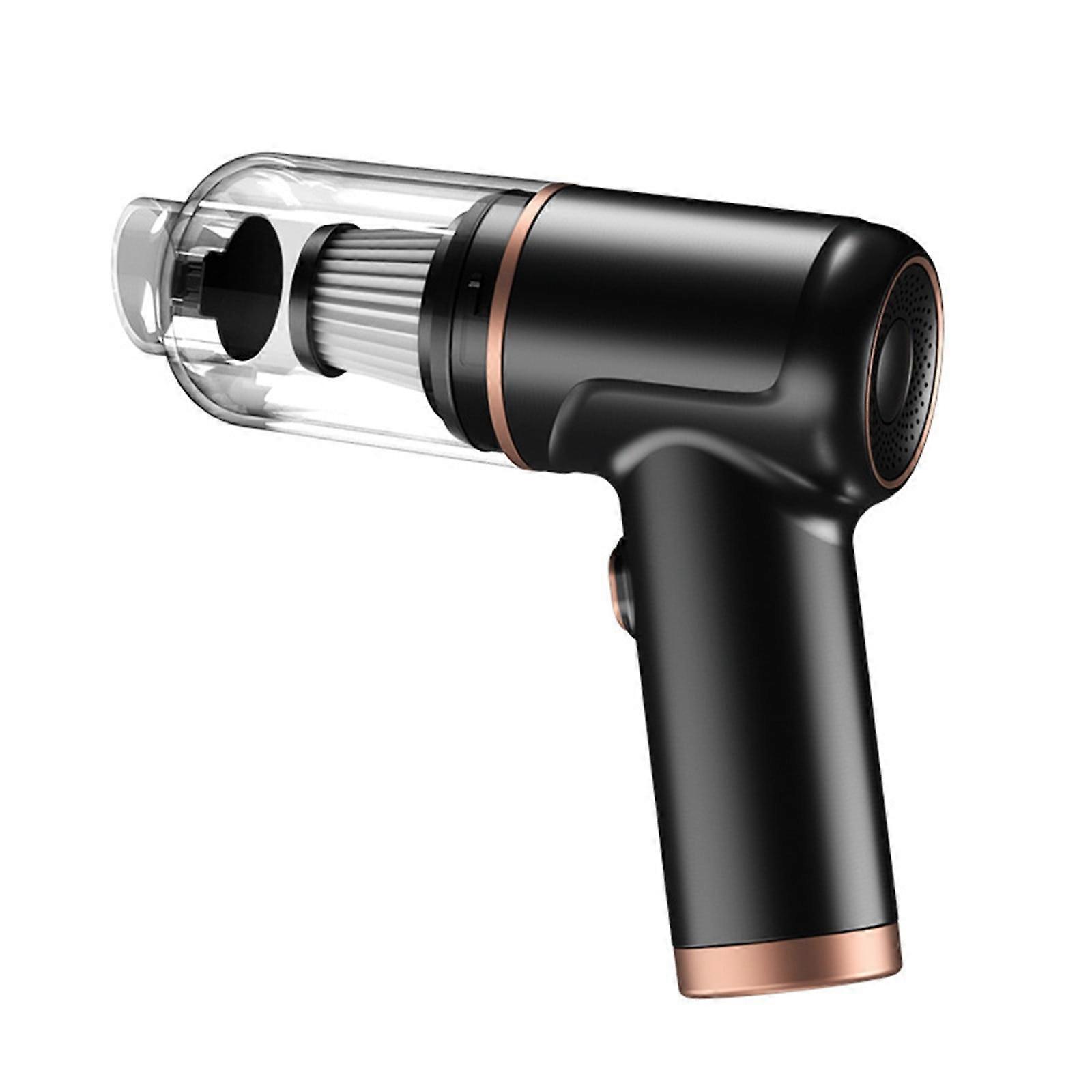 Handheld Vacuum Cleaner with Powerful Suction, Compatible with Cars/RVs/Trucks, Washable Filter, Easy-Empty Bin & USB Charging Cable