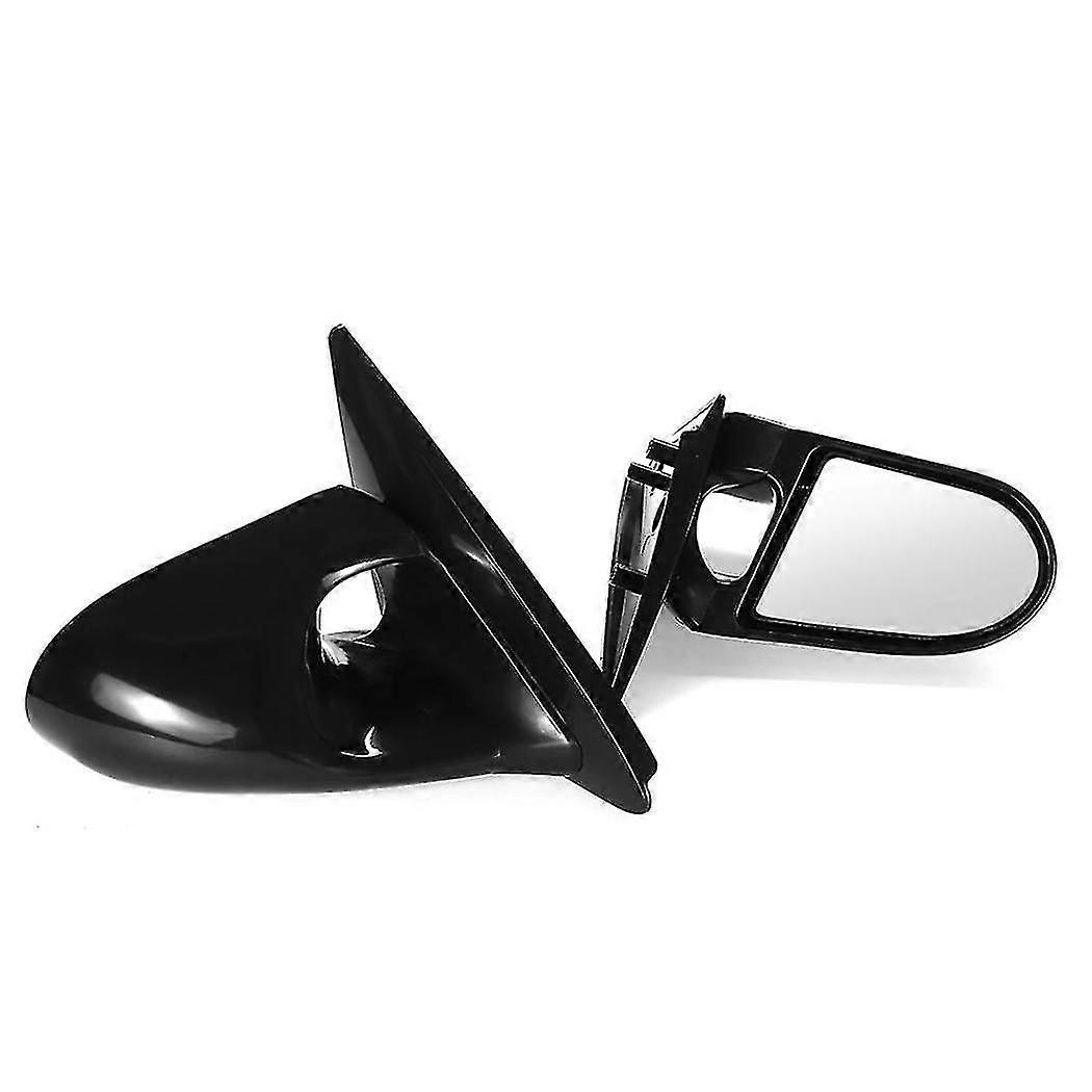Manual Adjustable Spoon Style 2x Car Side Door Mirror Rearview Mirror Assembly For Eg 2dr 1992-1995