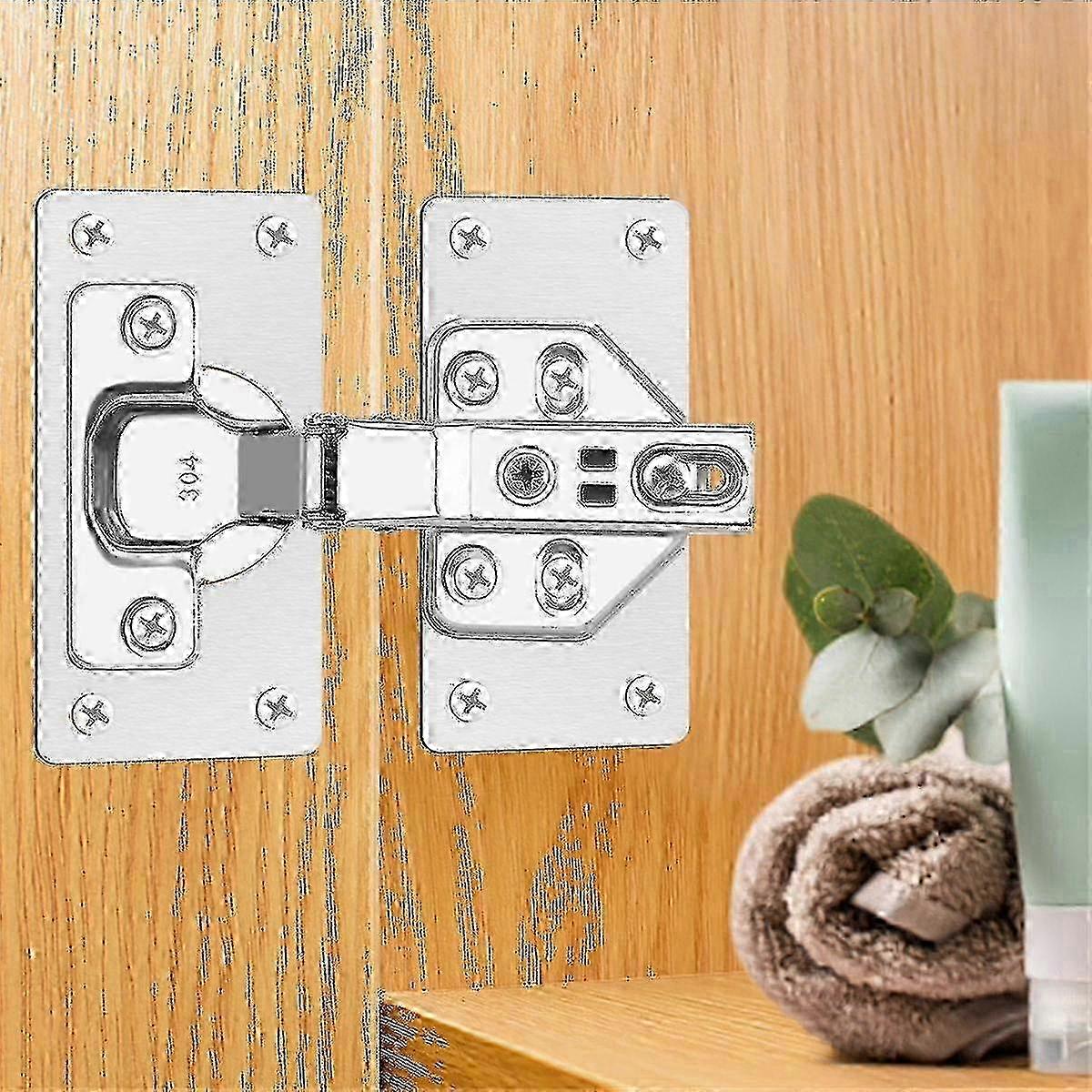 Kitchen cupboard hinge fix - 12-pack repair plates set