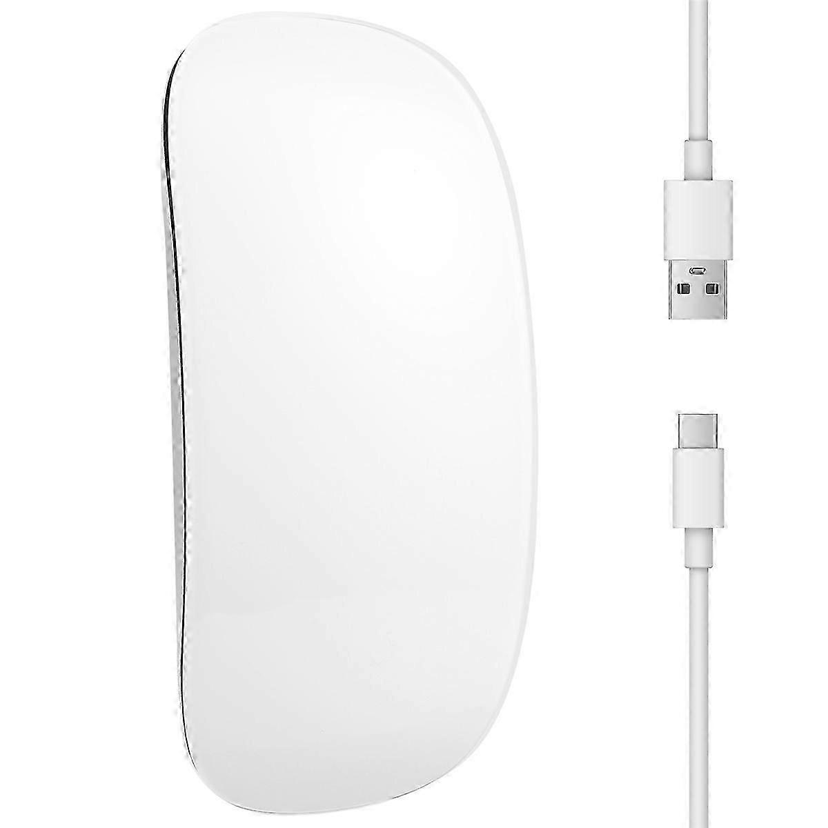 Bluetooth Wireless Magic Mouse Silent Rechargeable Computer Mouse Slim Ergonomic PC Mice for Apple M
