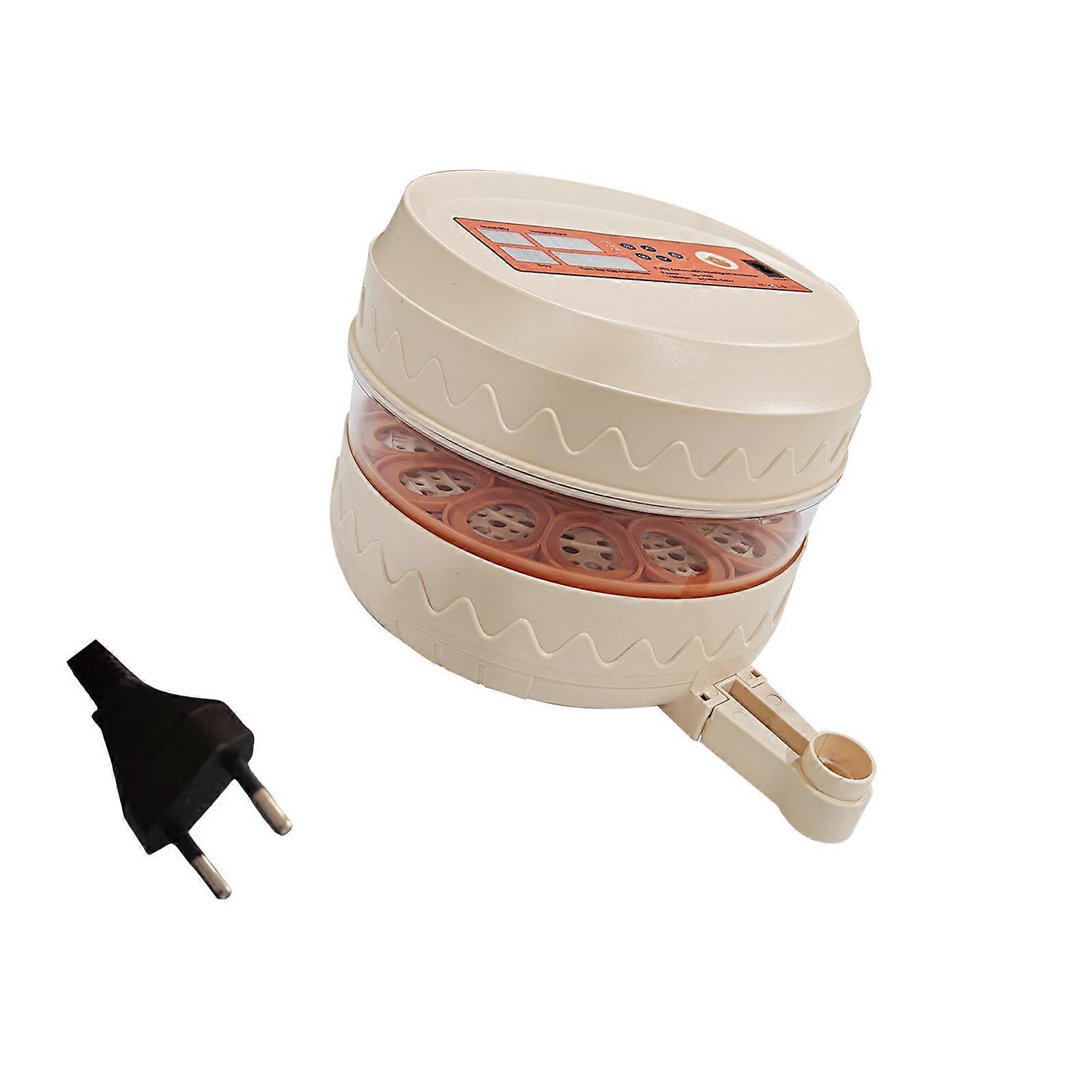 Automatic Poultry Incubator Intelligent Incubation Automatic Eggs Turner for Chicken 20 Eggs Full Automatic Incubator  Yellow