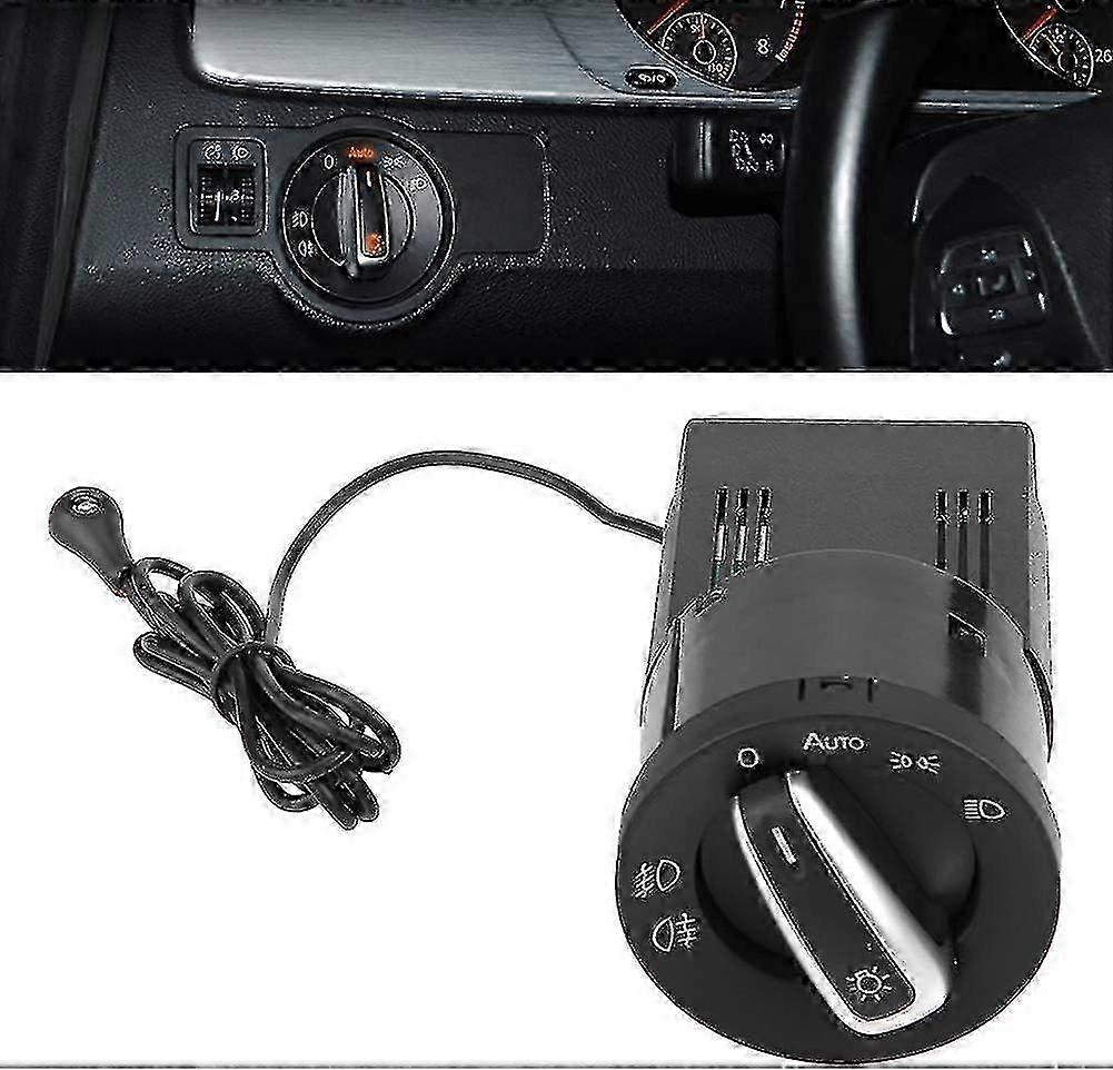 Car Headlight Switch, Headlight Control Switch Sensor Module Lamp For Mk4 B5 Polo
