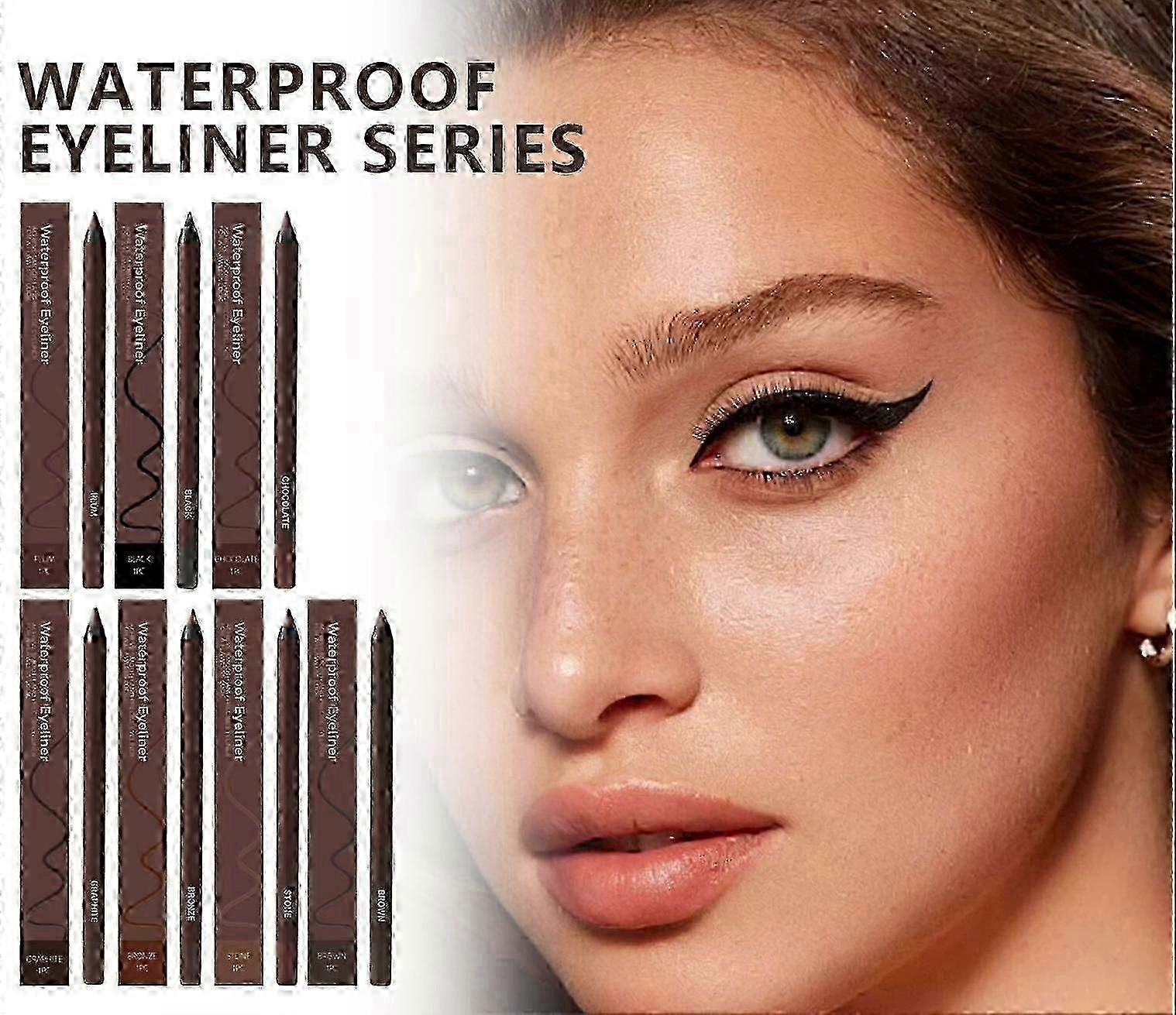 ペルソナアイライナーペンシル防水、24時間防水デュオシャープイネーブルアイペンシル