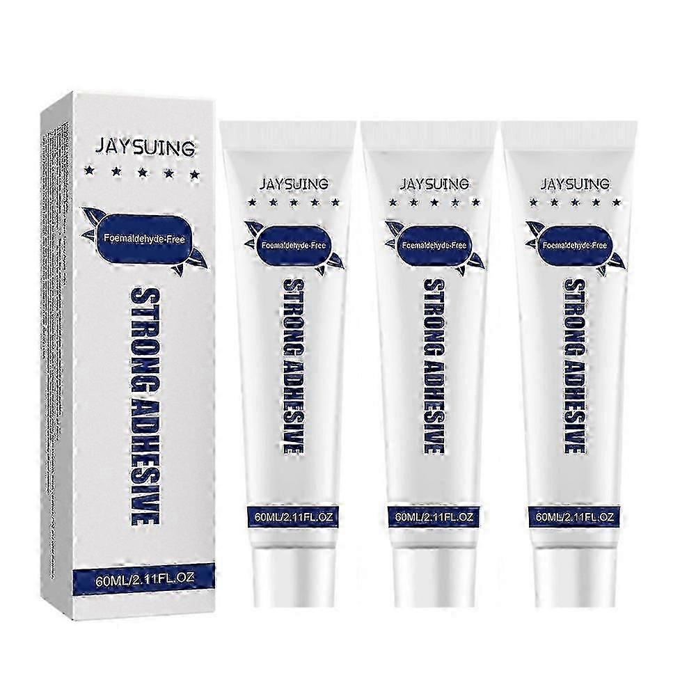 1-3X جديد خال من الأظافر لاصق الغراء القوي مقاوم للماء ، غراء قوي خال من الأظافر