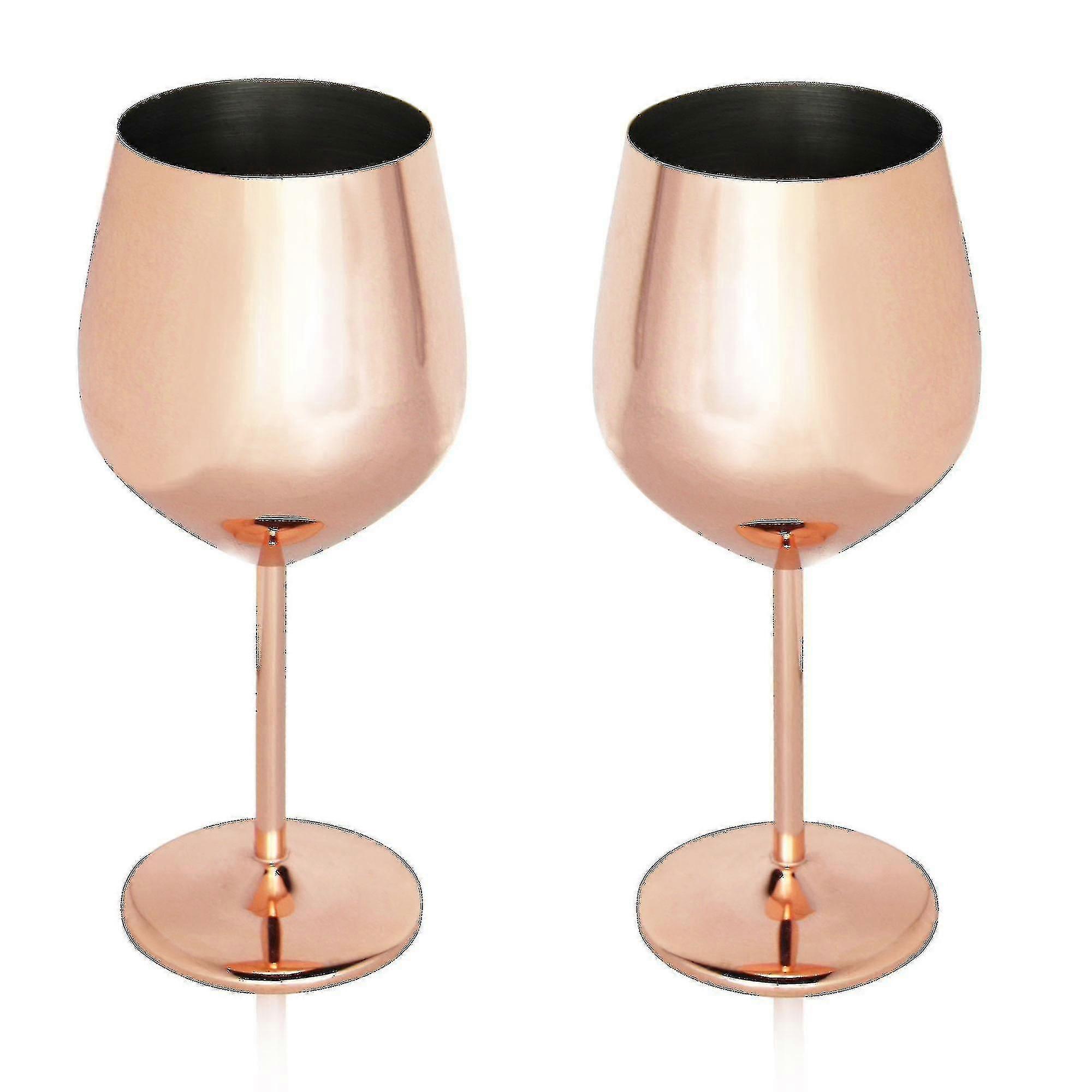 Kupferfinish Weingläser - 2er Set